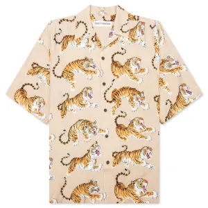 Hawaiian S/S Shirt Type-6 - Beige