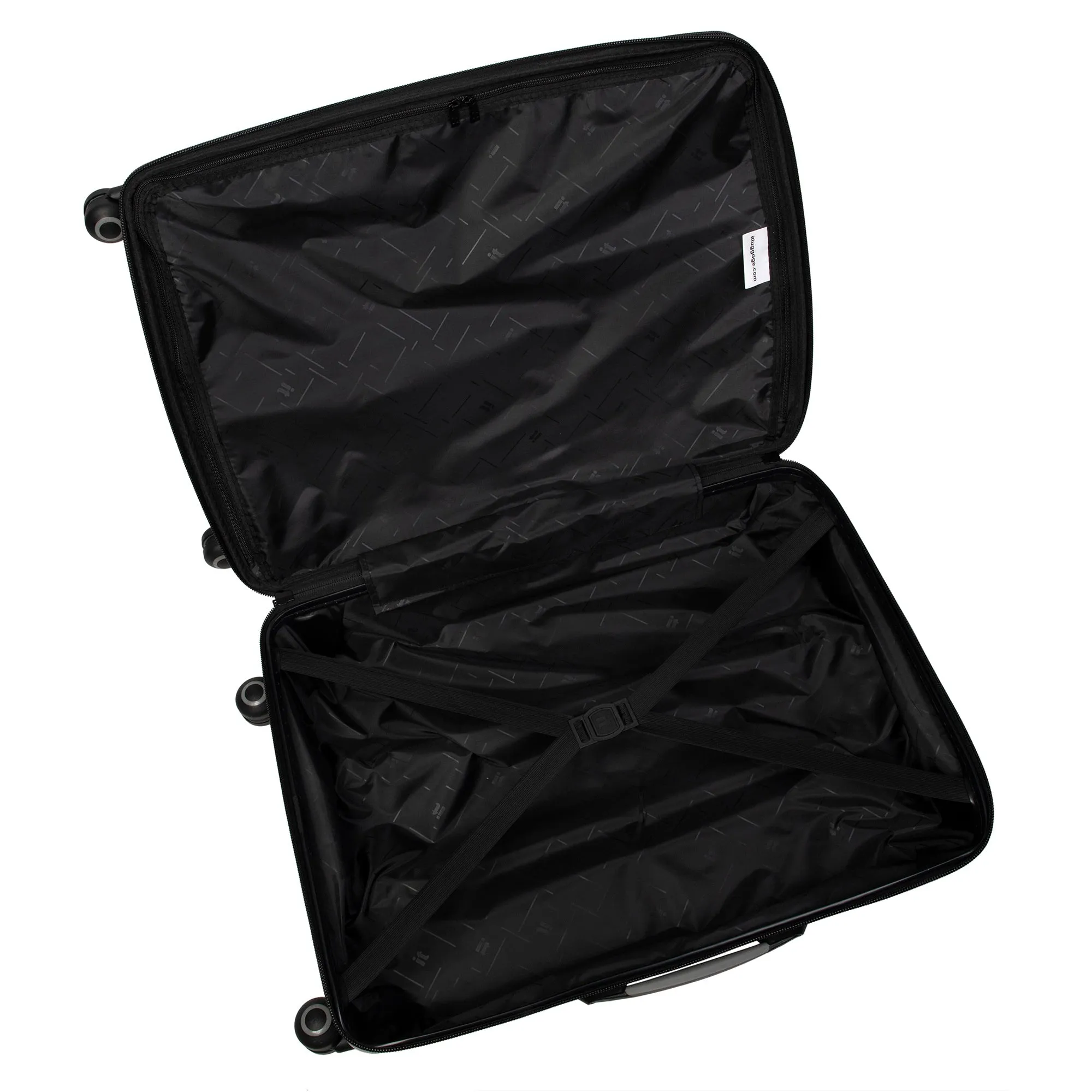 Helixian 27" Hardside Checked 8 Wheel Expandable Spinner (Charcoal)