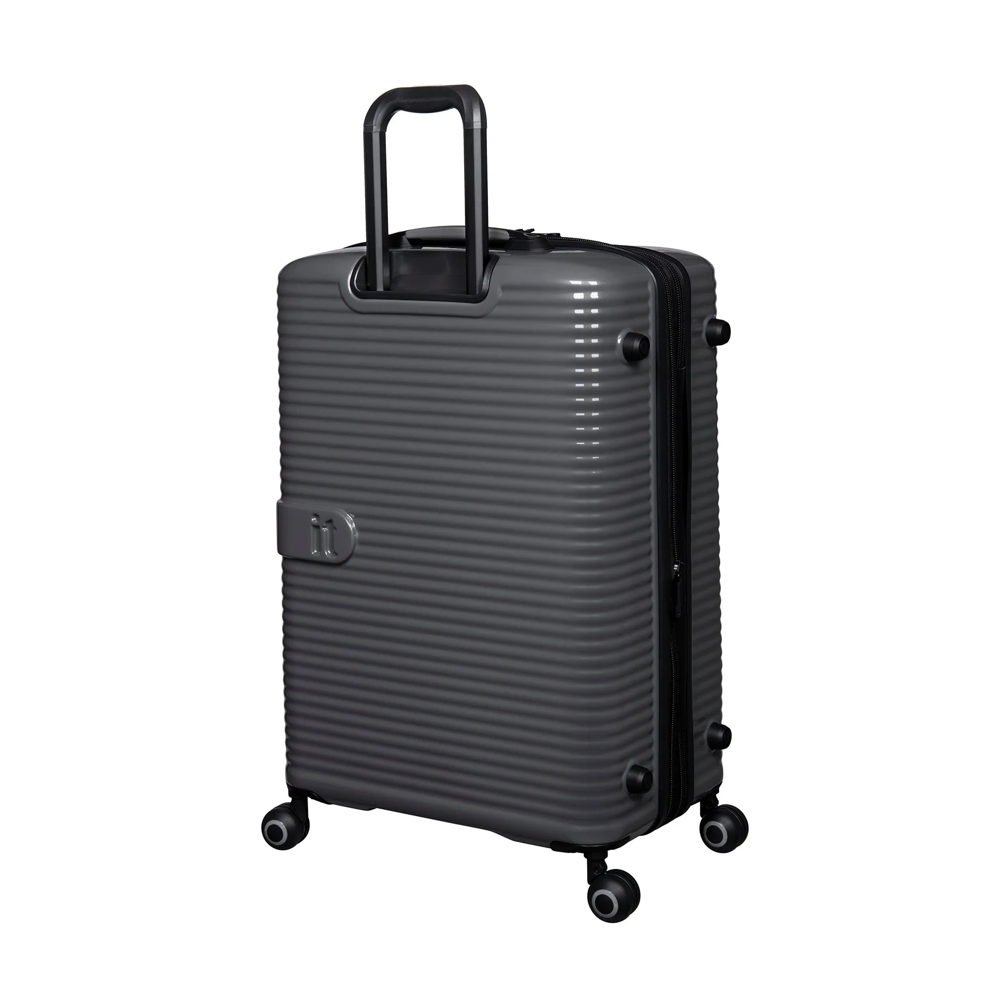 Helixian 27" Hardside Checked 8 Wheel Expandable Spinner (Charcoal)