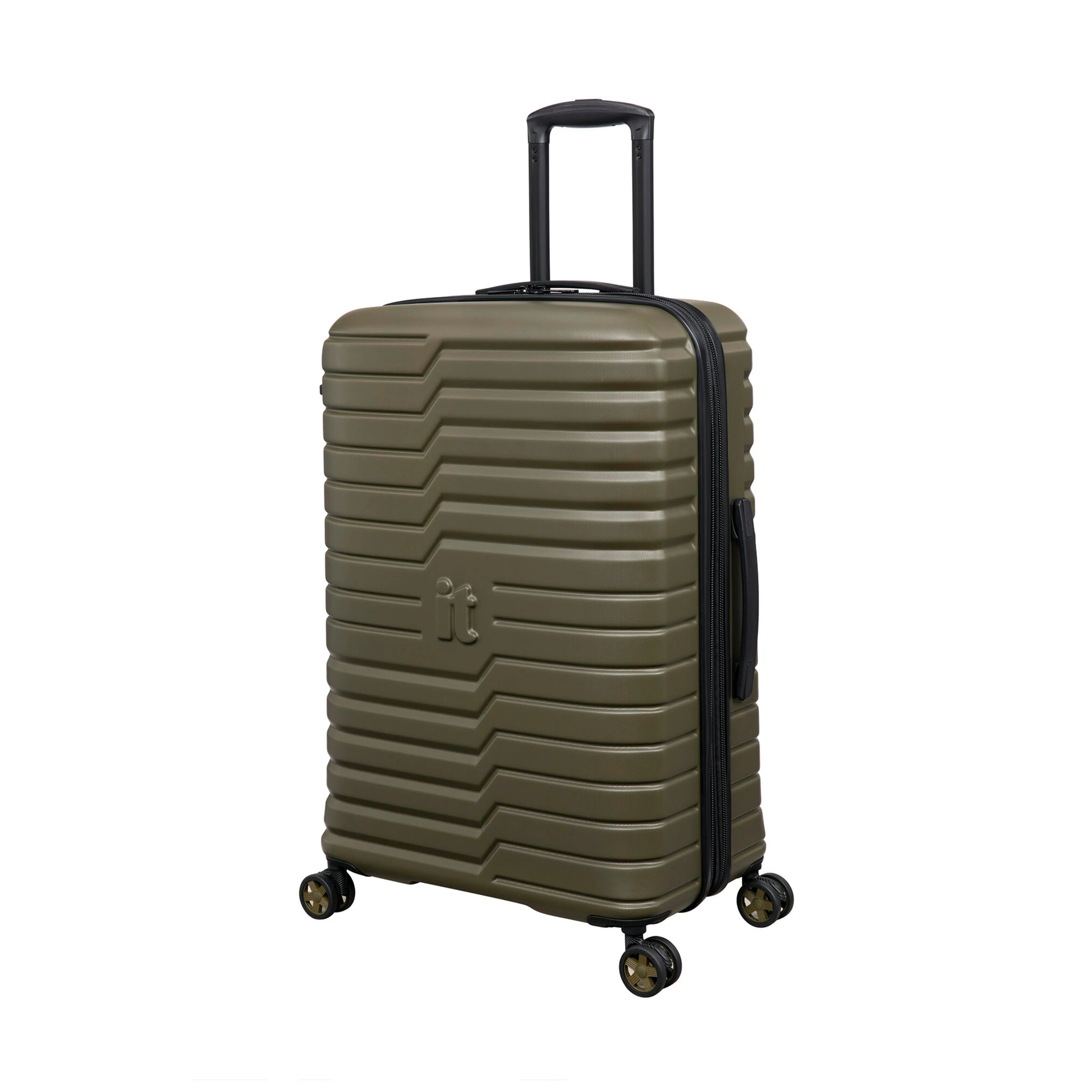 Incremental 27" Hardside Checked 8 Wheel Expandable Spinner (Beech)