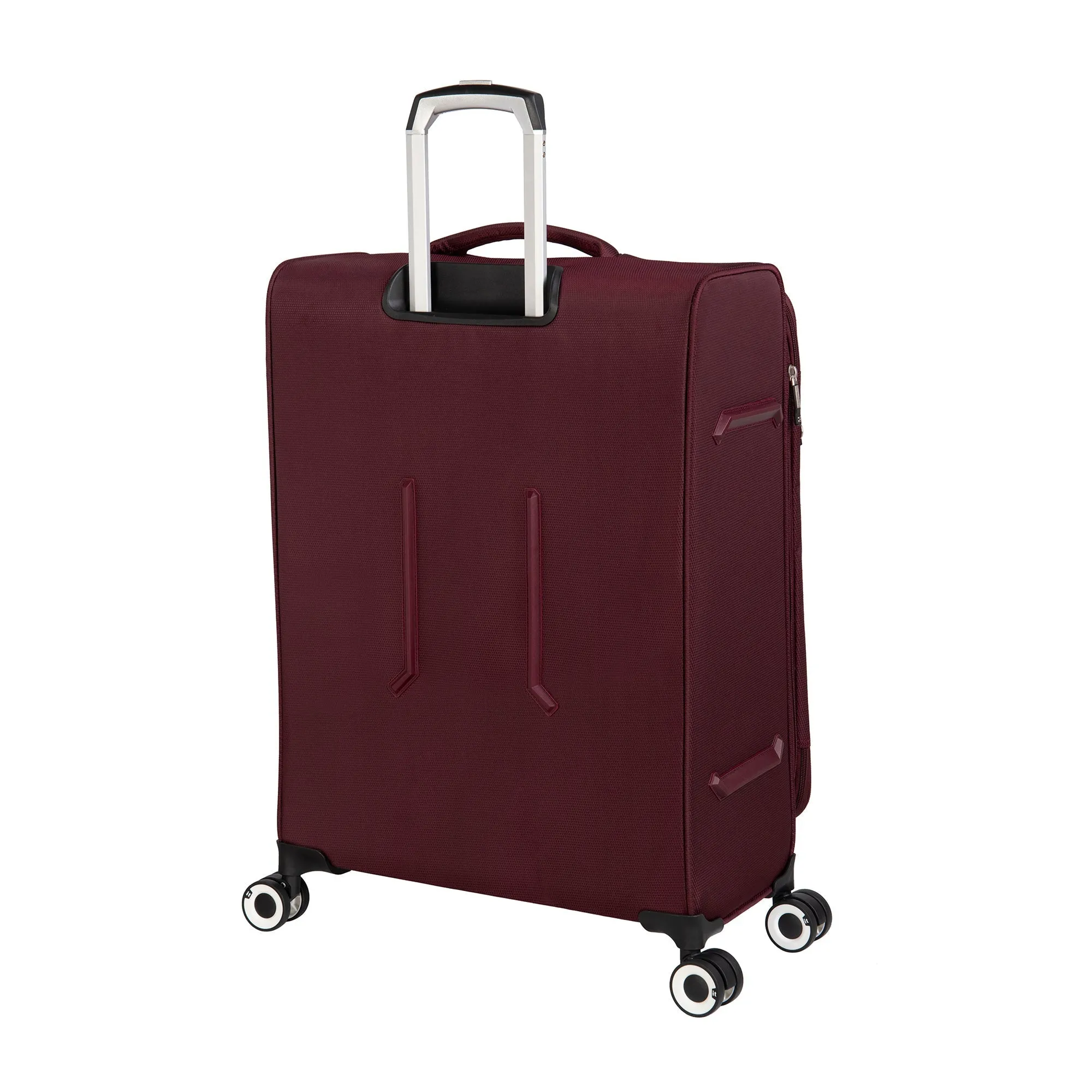 Intrepid 27" Softside Checked 8 Wheel Expandable Spinner (Dark Red)