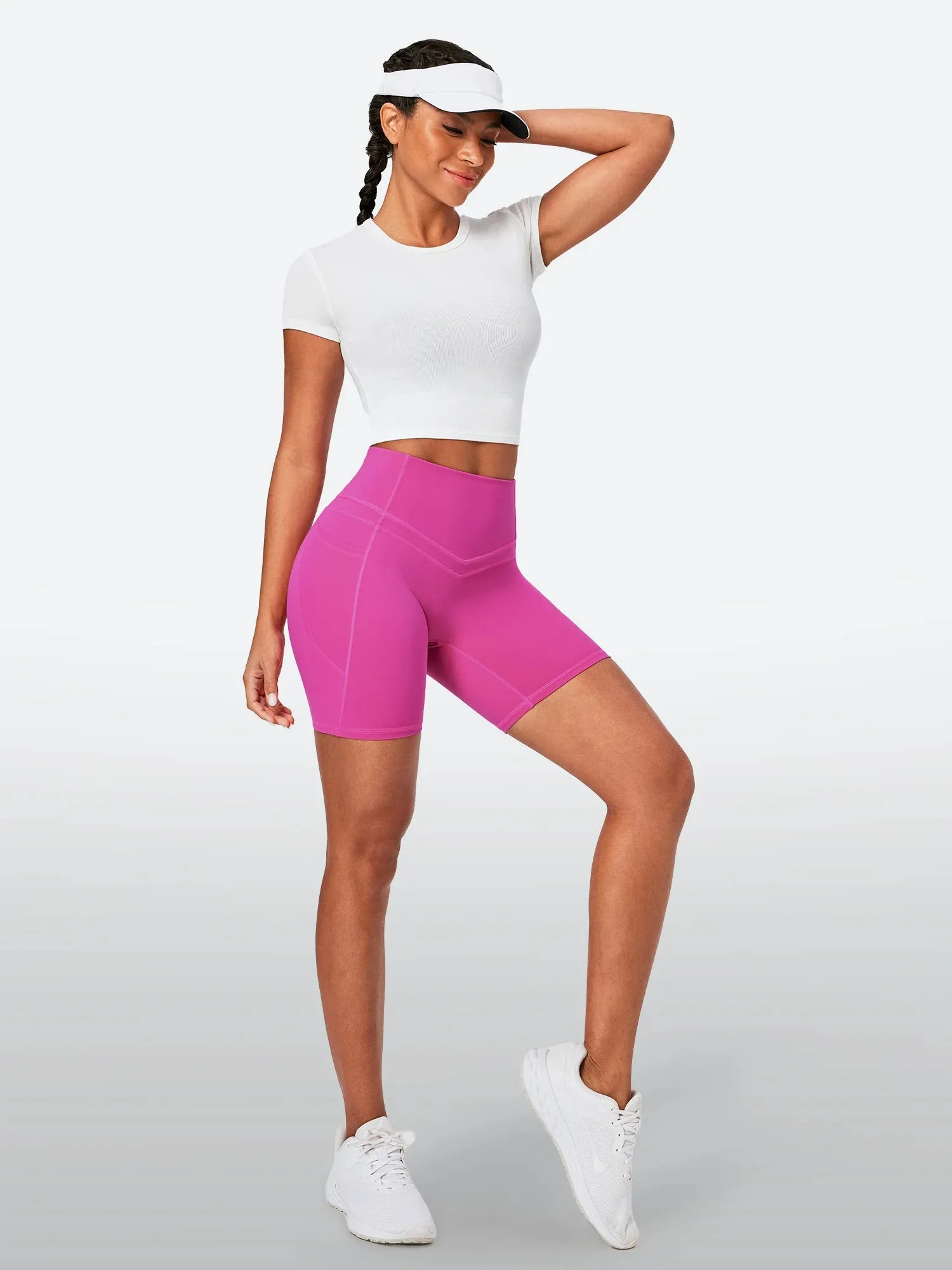 IUGA PowerTight No Front Seam Sandwich Shorts
