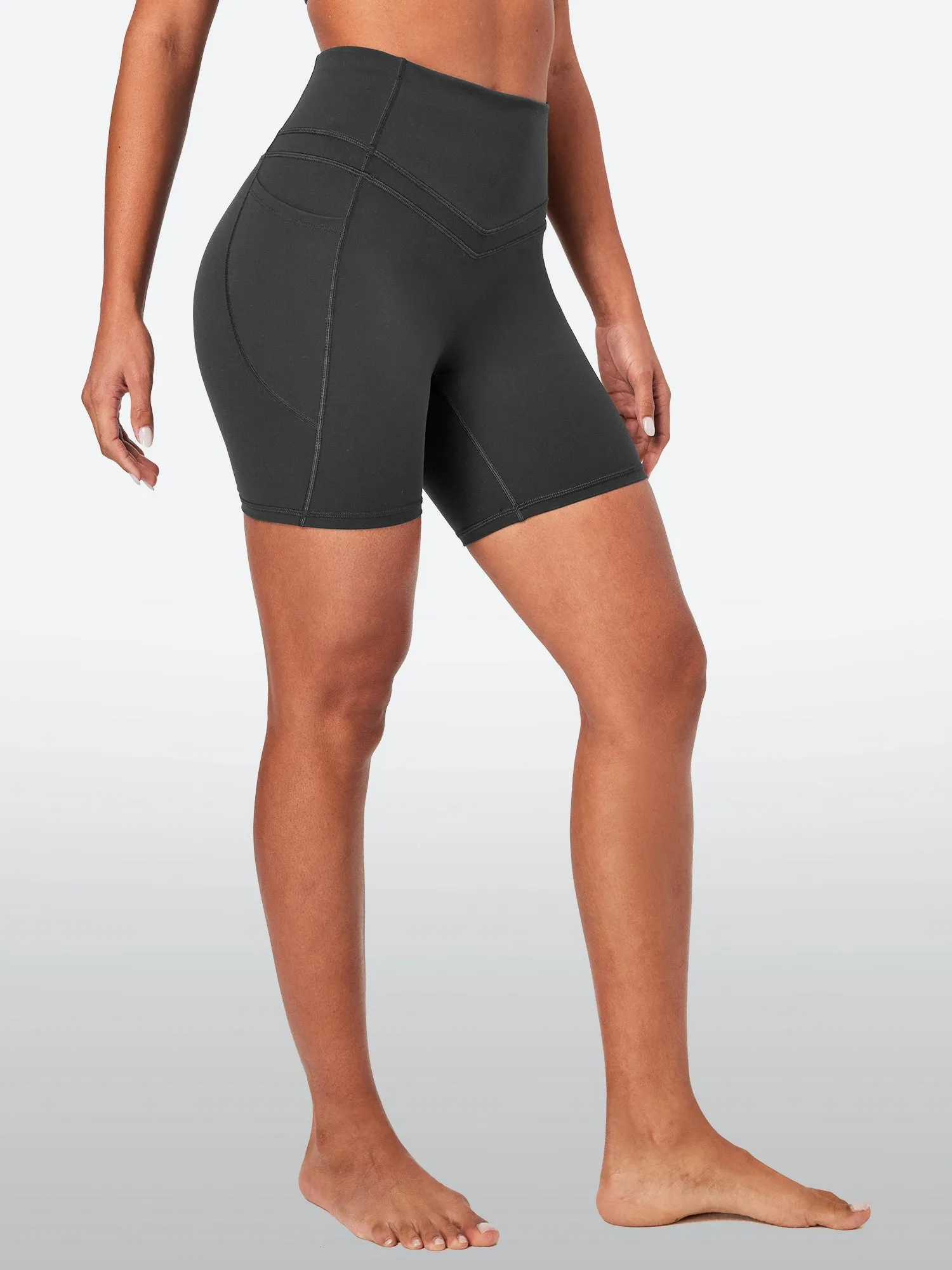 IUGA PowerTight No Front Seam Sandwich Shorts