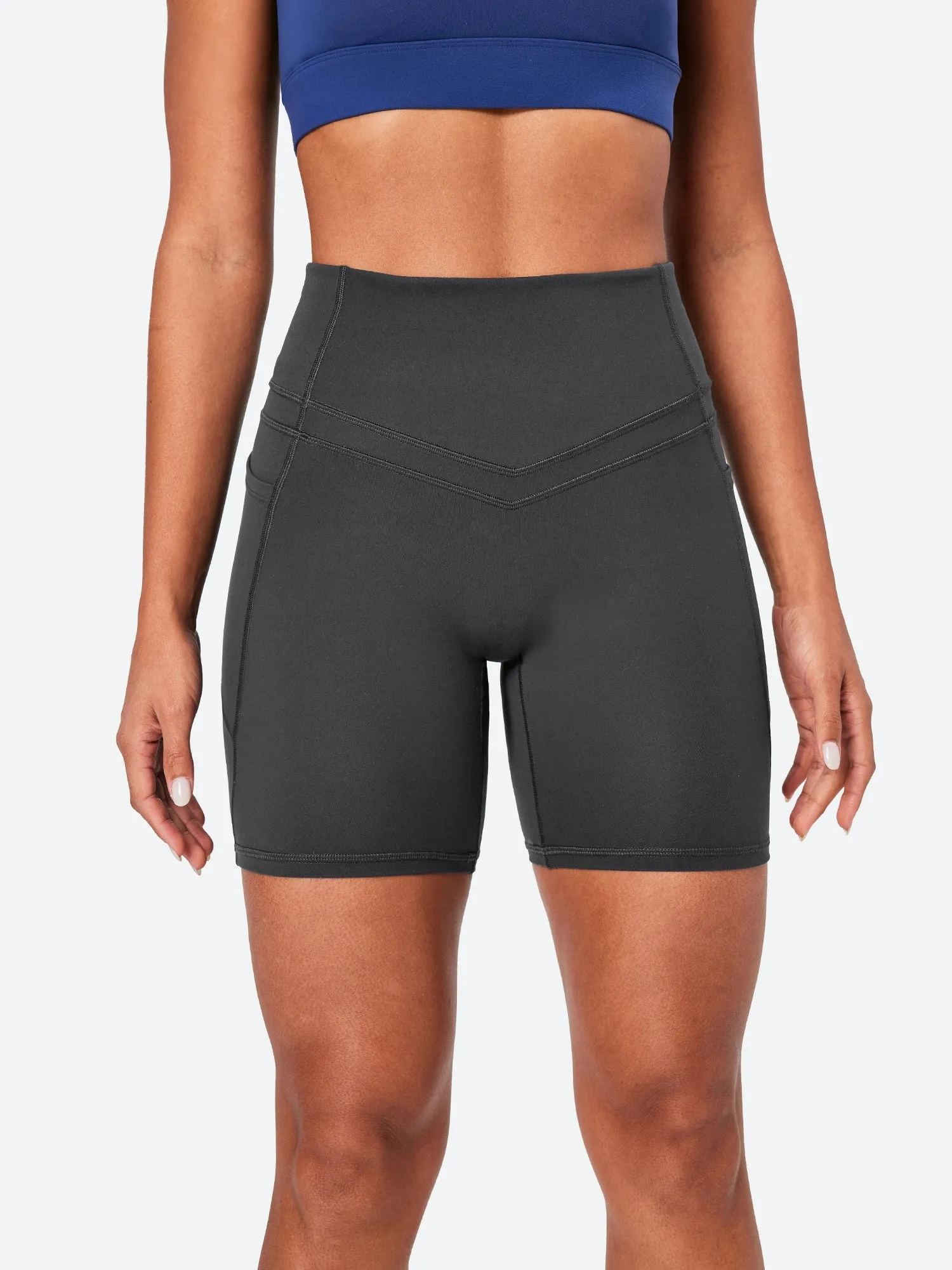 IUGA PowerTight No Front Seam Sandwich Shorts