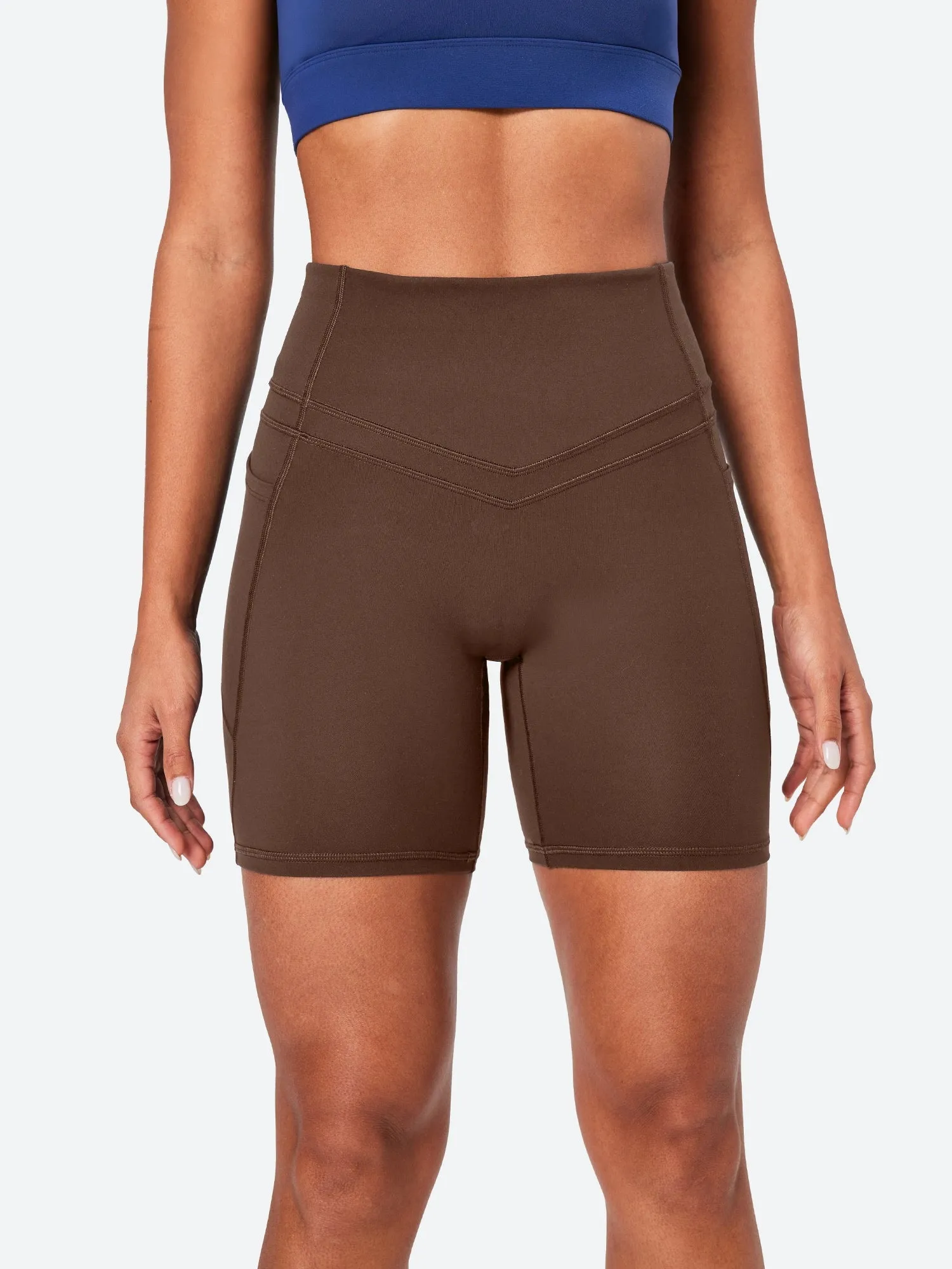 IUGA PowerTight No Front Seam Sandwich Shorts