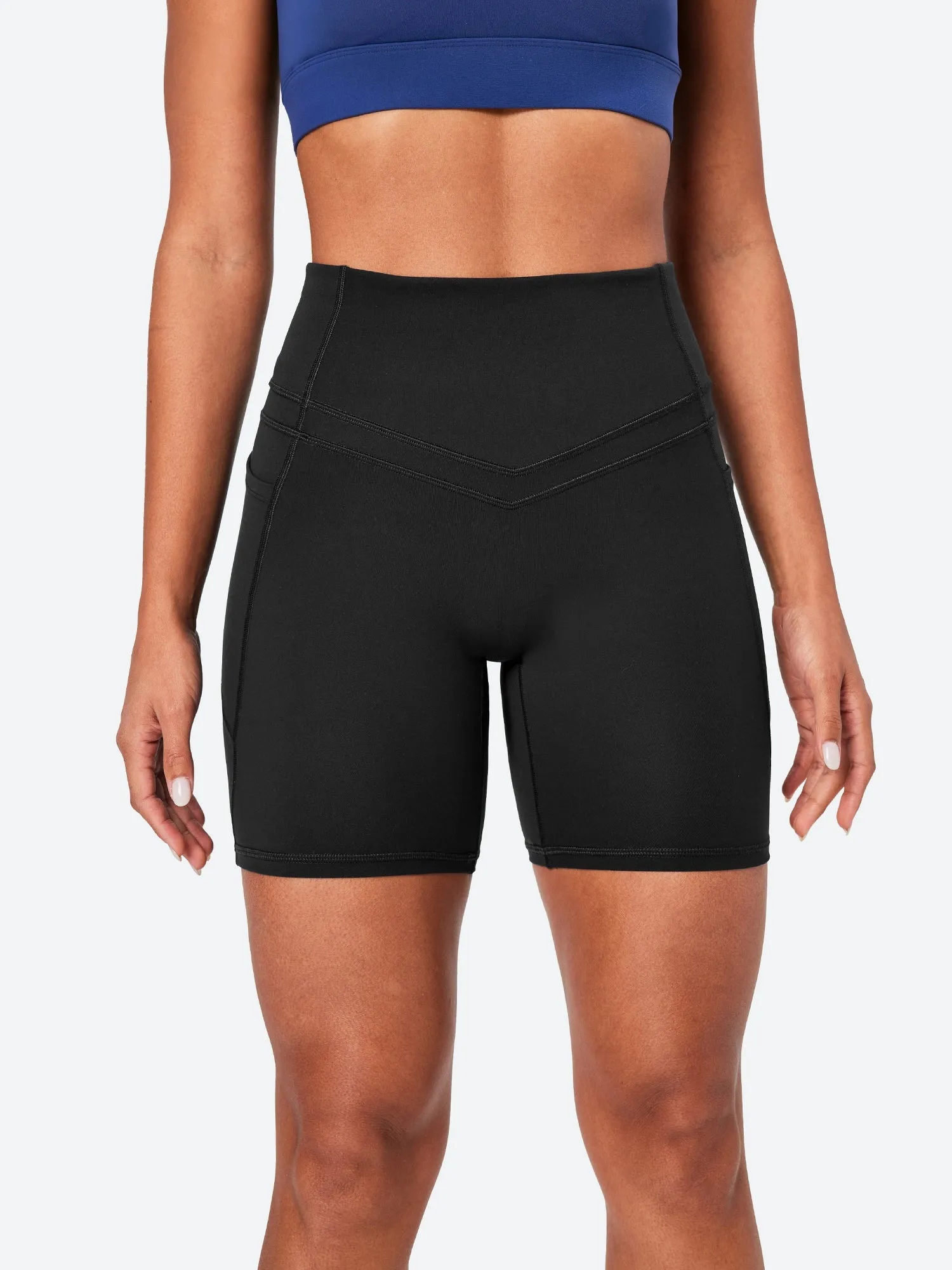 IUGA PowerTight No Front Seam Sandwich Shorts