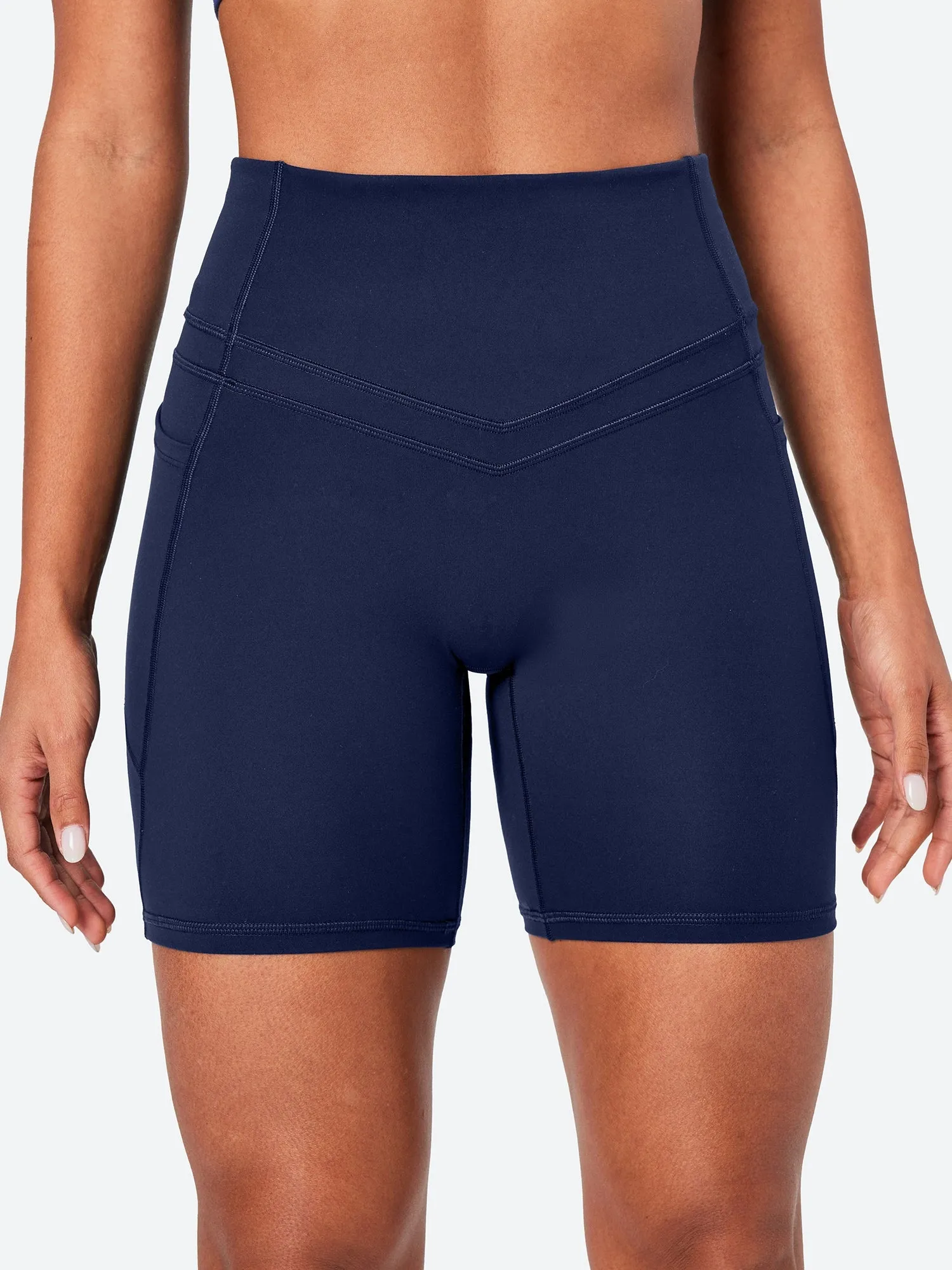 IUGA PowerTight No Front Seam Sandwich Shorts