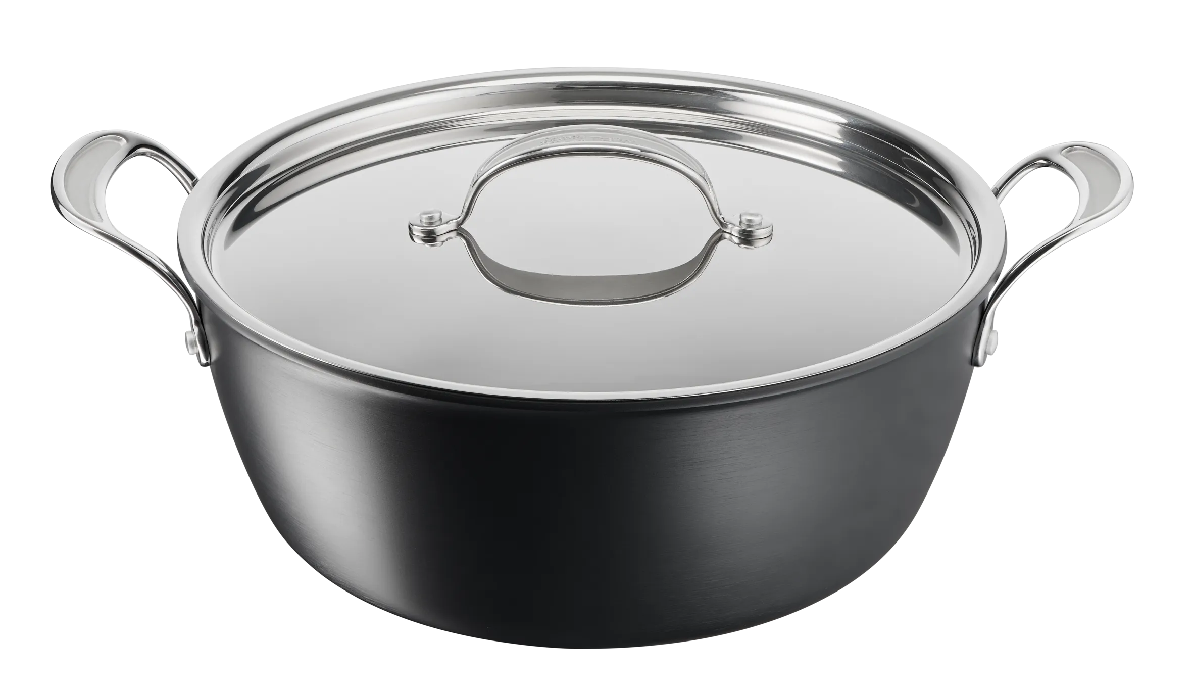 Jamie Oliver by Tefal Cooks Classic Induction Hard Anodised Big Batch Pan 30cm/7.2L   Lid