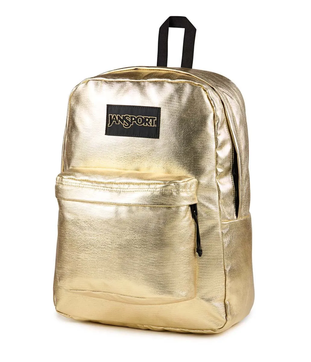 JanSport SuperBreak Plus FX Backpack - Surreal Shine Gold