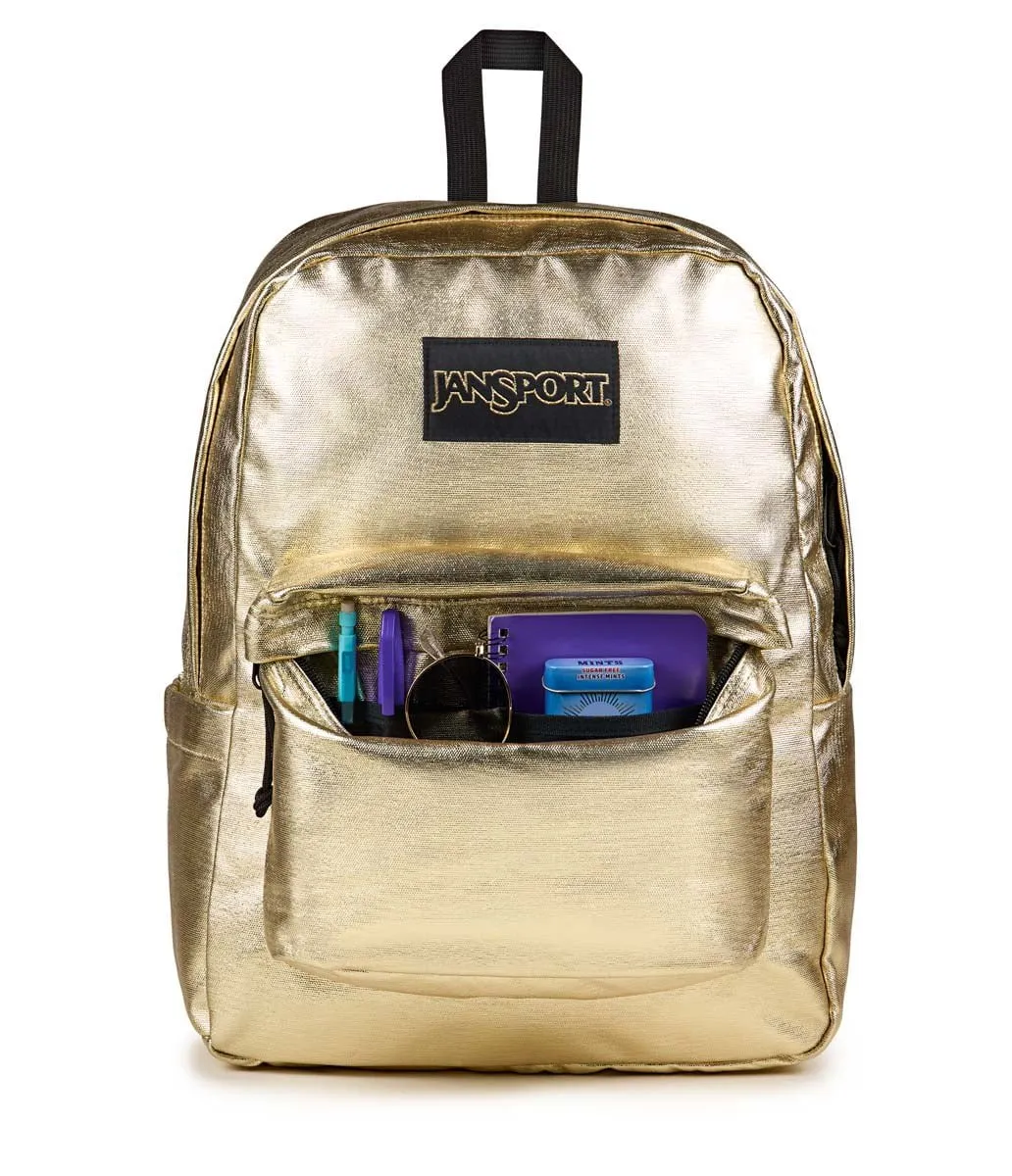 JanSport SuperBreak Plus FX Backpack - Surreal Shine Gold