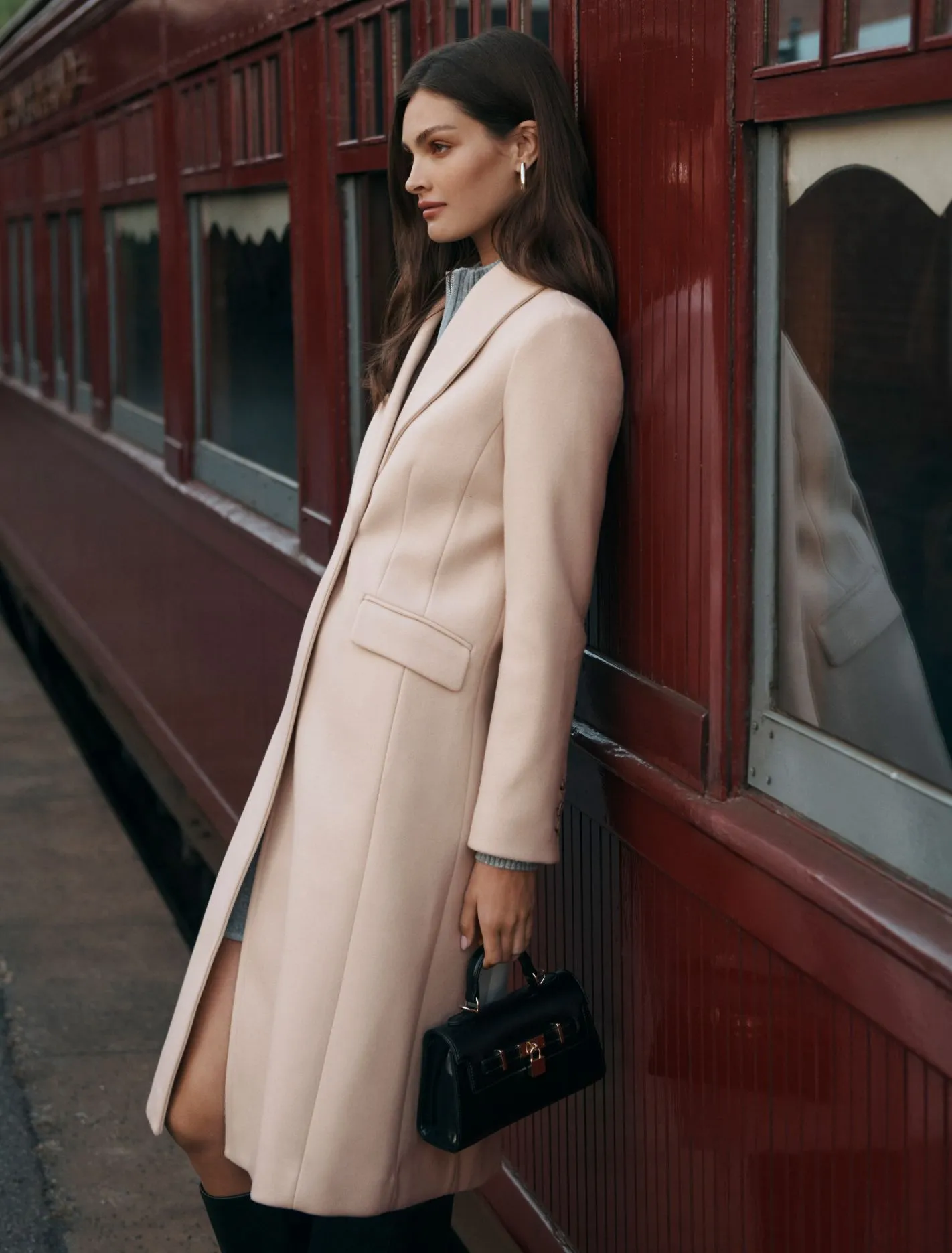 Kristen Shawl Collar Coat