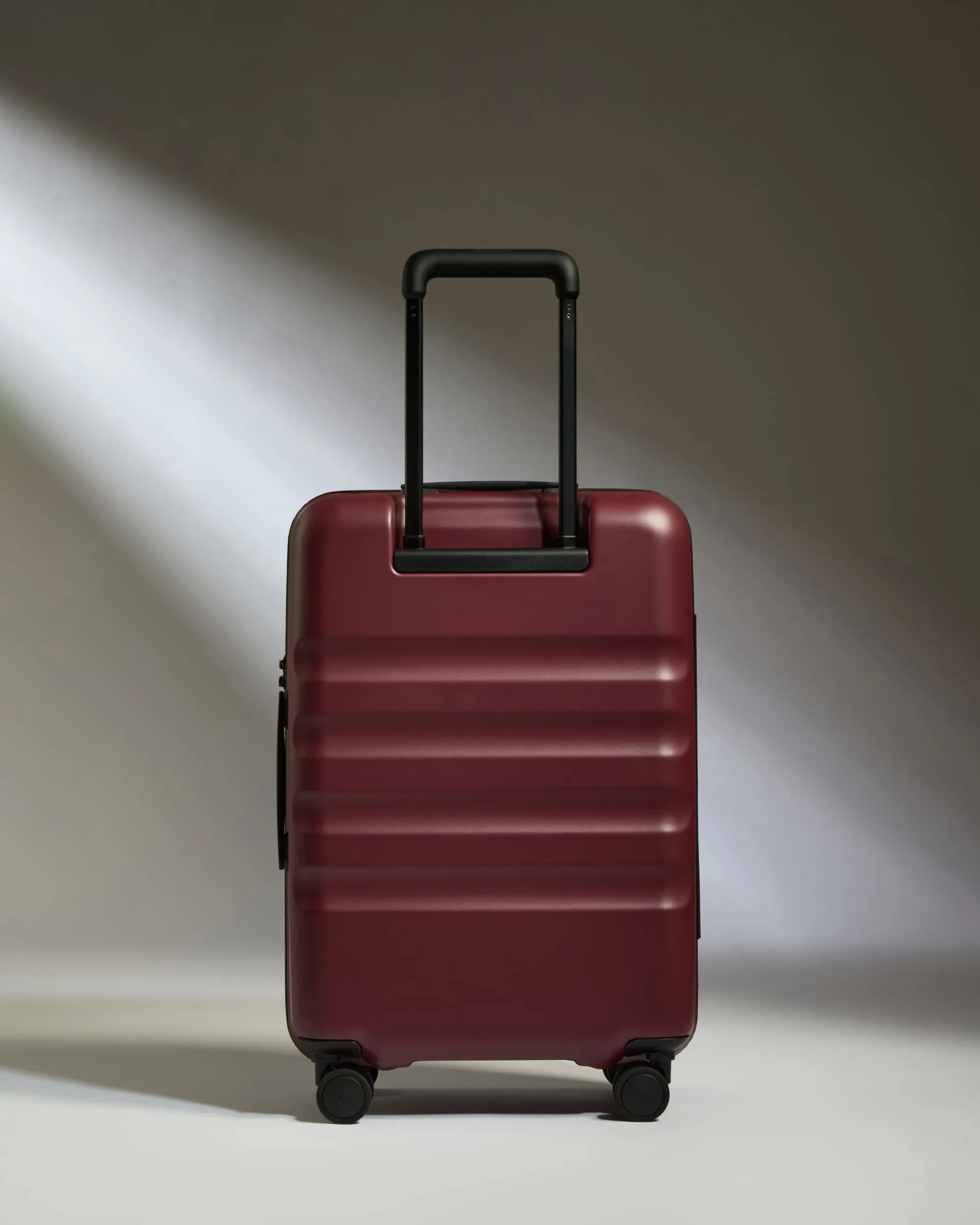 Large Carry-on Luggage in Cedar Red - Icon Stripe