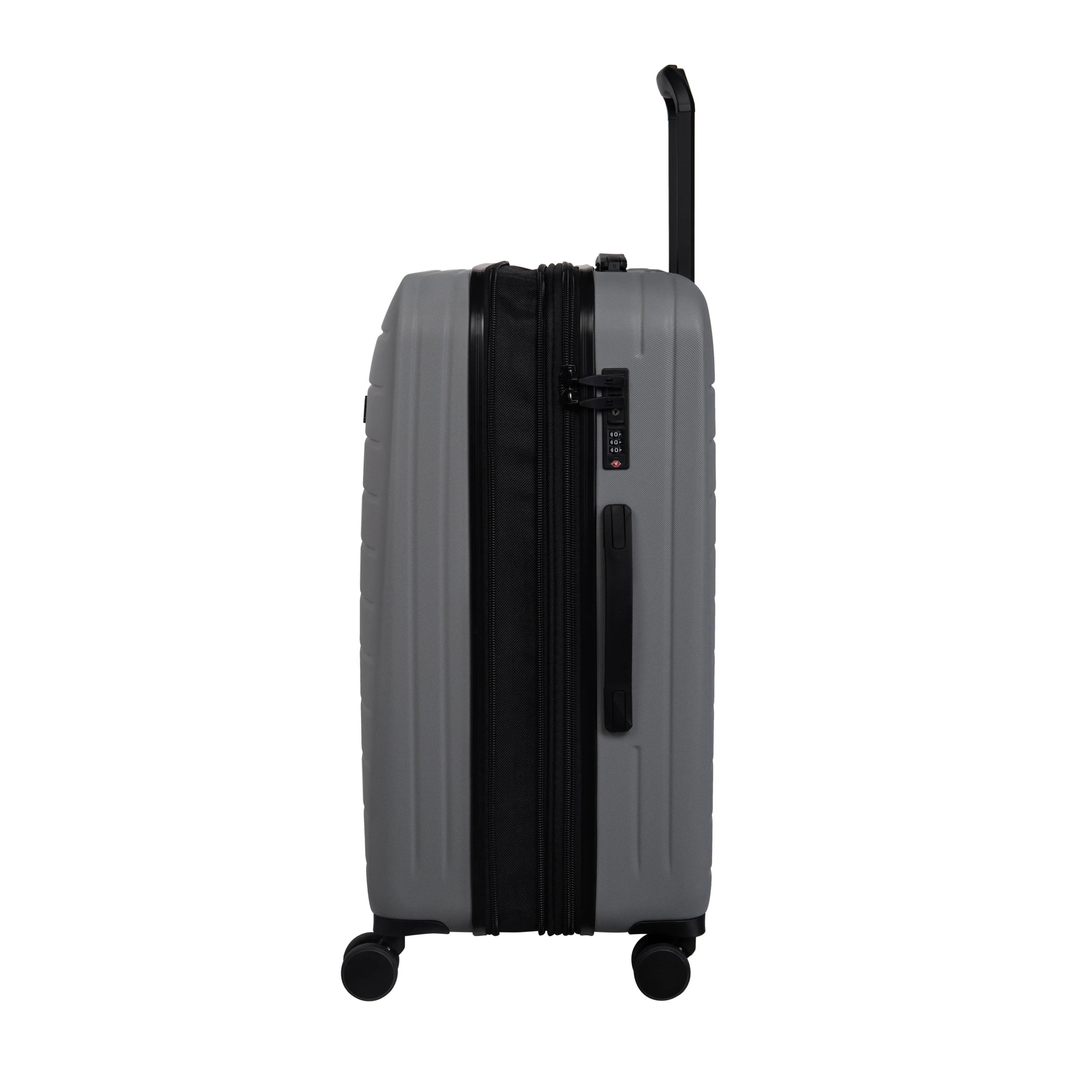 Legion 21" Hardside Carry-On 8 Wheel Expandable Spinner (Silver)