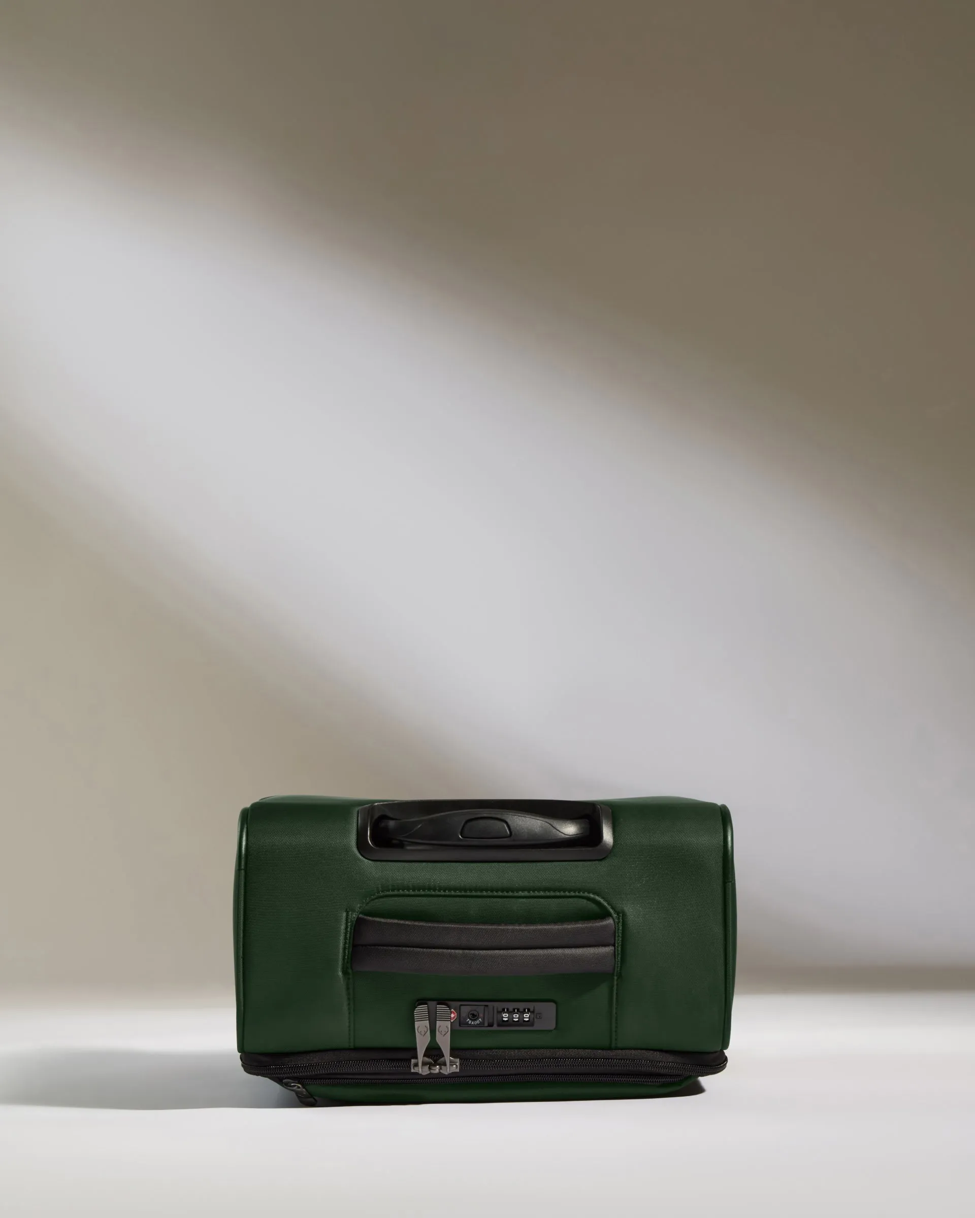 Lightest Carry-on Luggage in Antler Green - Soft Stripe