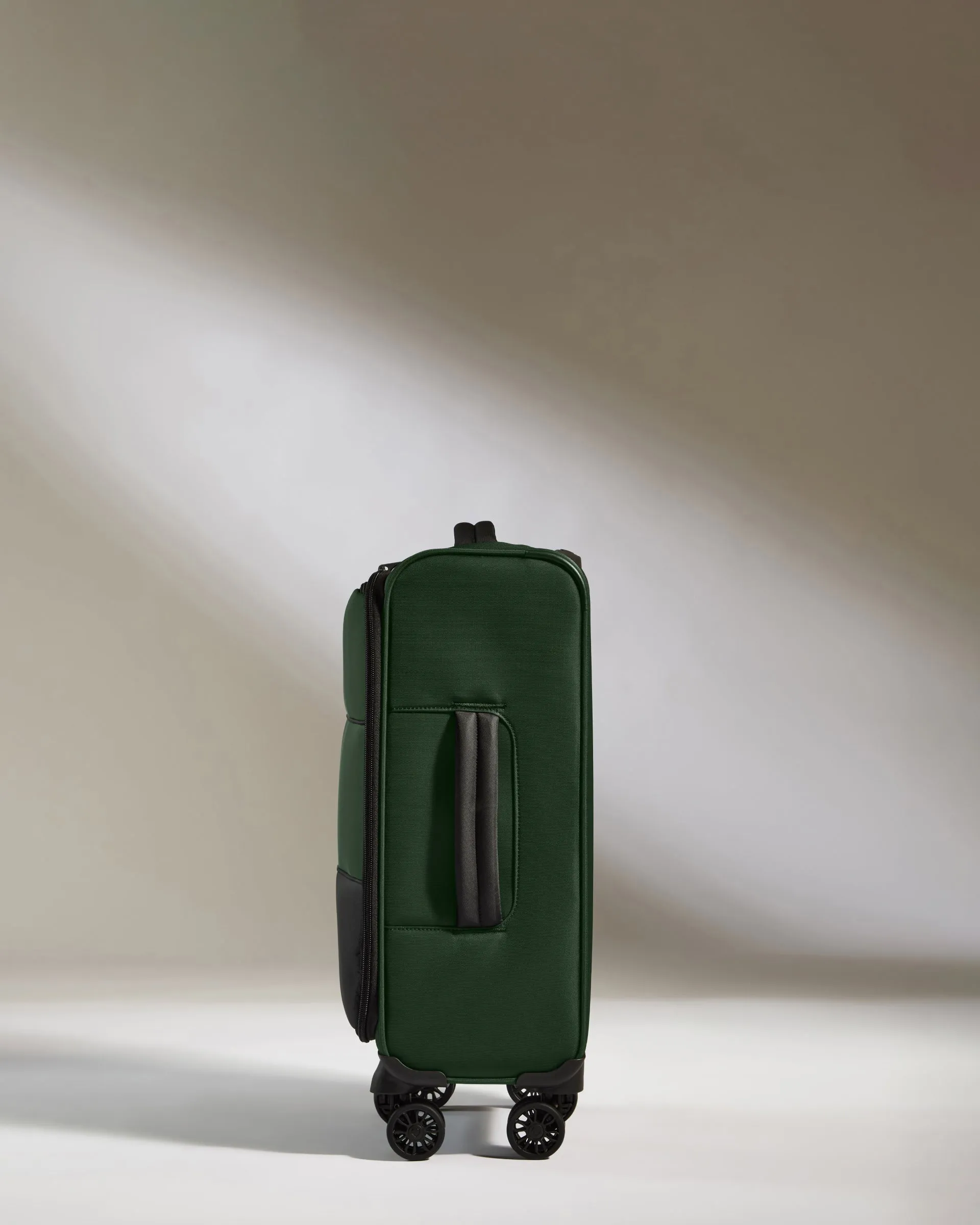 Lightest Carry-on Luggage in Antler Green - Soft Stripe