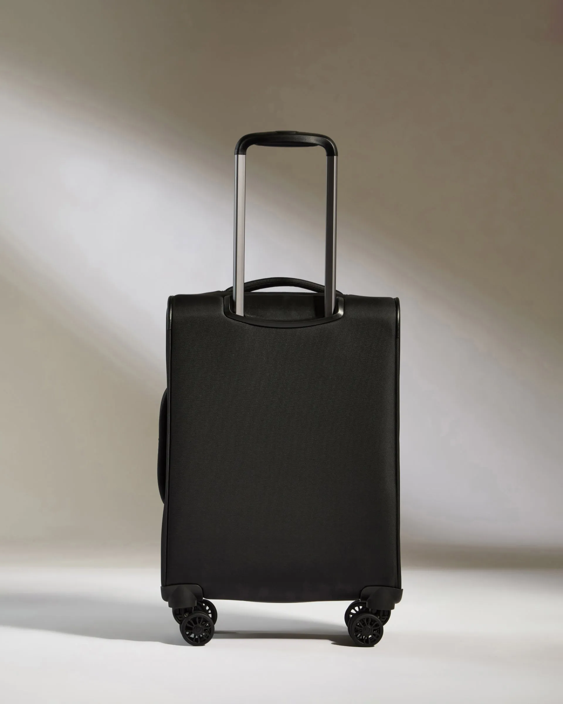 Lightest Carry-on Luggage in Black - Soft Stripe