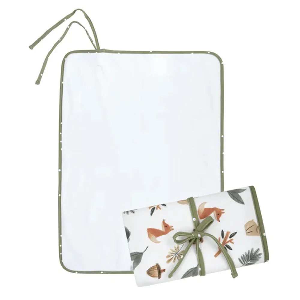 Living Textiles Waterproof Travel Change Mat Forest Retreat