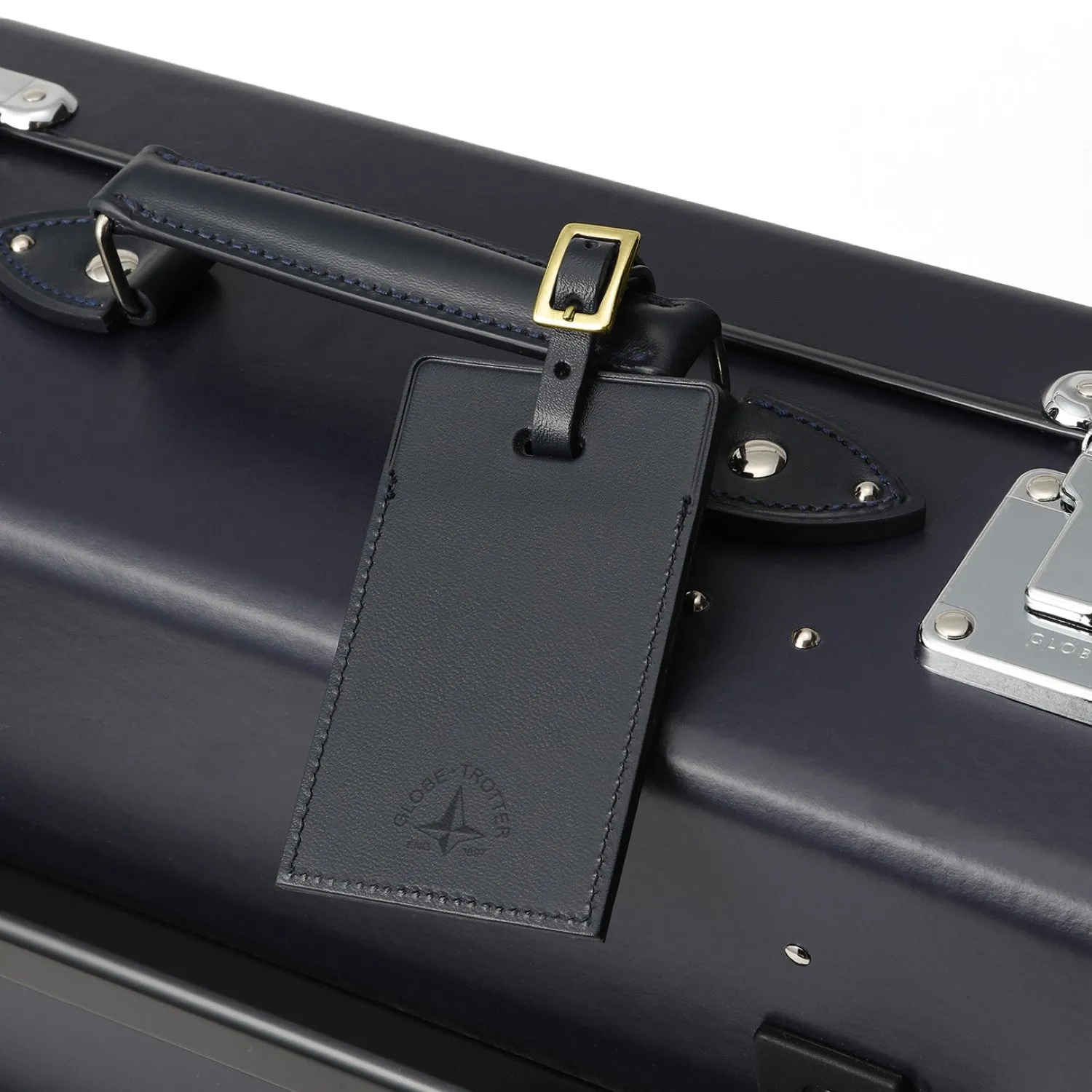 Luggage Tag | Navy/Brass