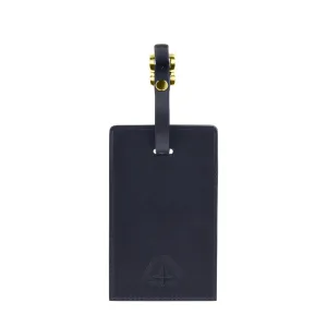Luggage Tag | Navy/Brass