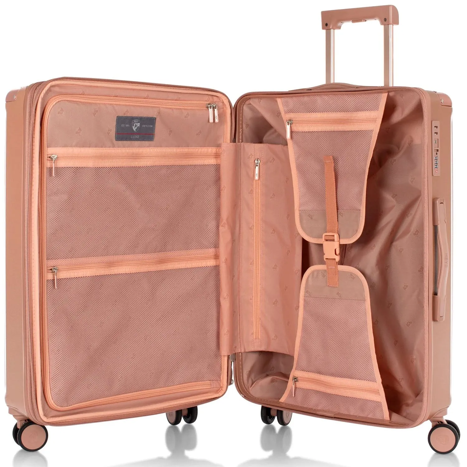 Luxe Hardside 26" Medium Checked Luggage