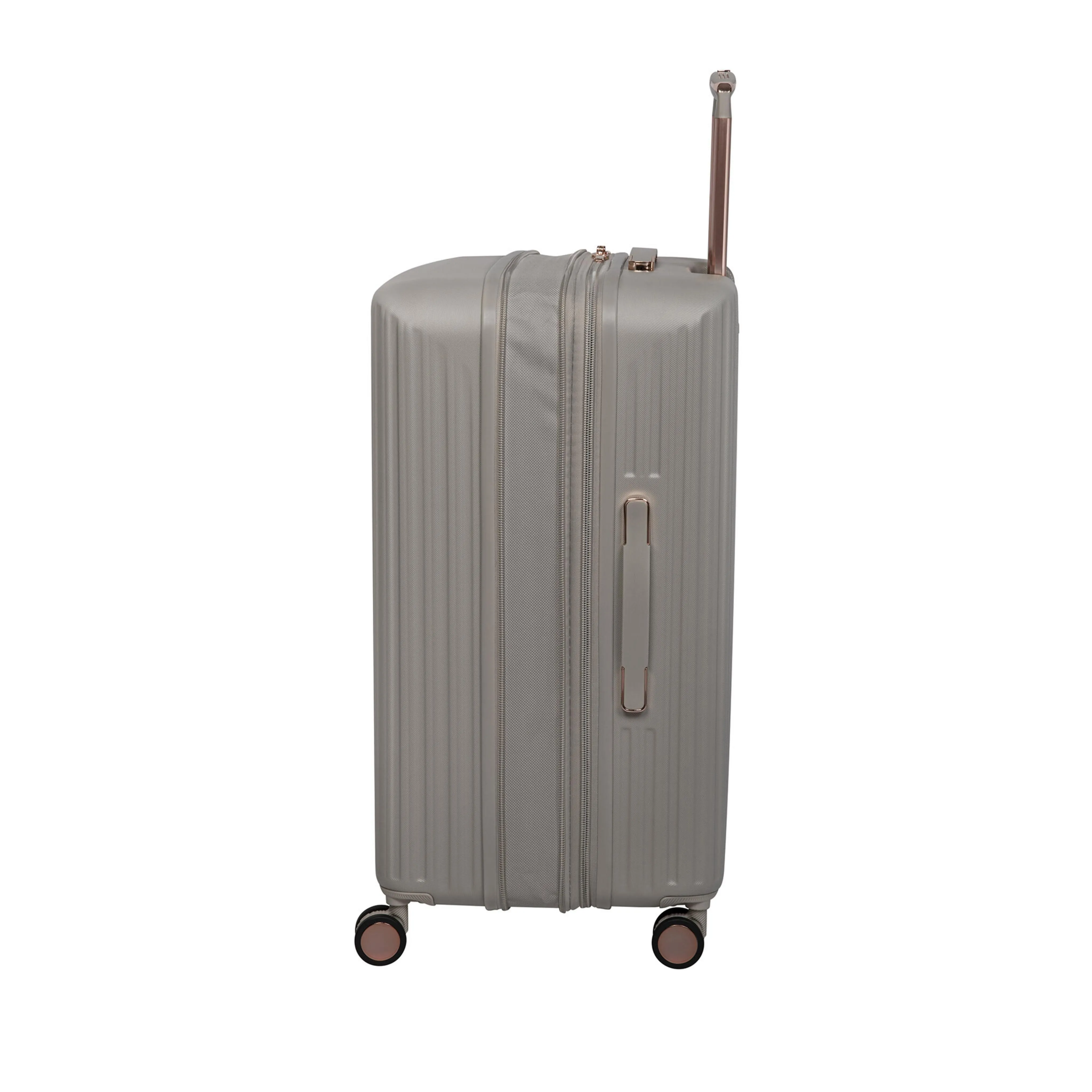 Luxuriant 27" Hardside Checked 8 Wheel Expandable Spinner (Pumice Stone)