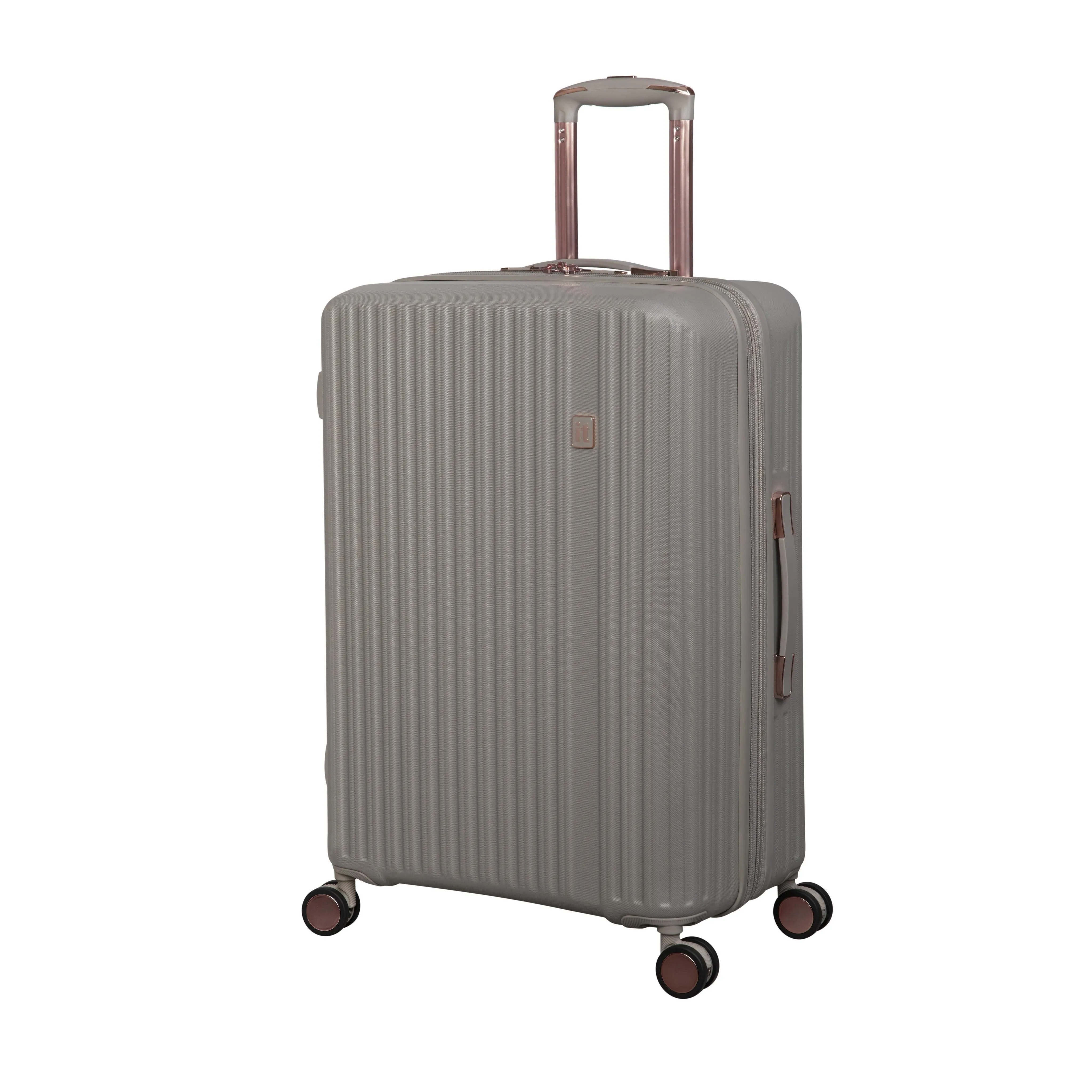 Luxuriant 27" Hardside Checked 8 Wheel Expandable Spinner (Pumice Stone)