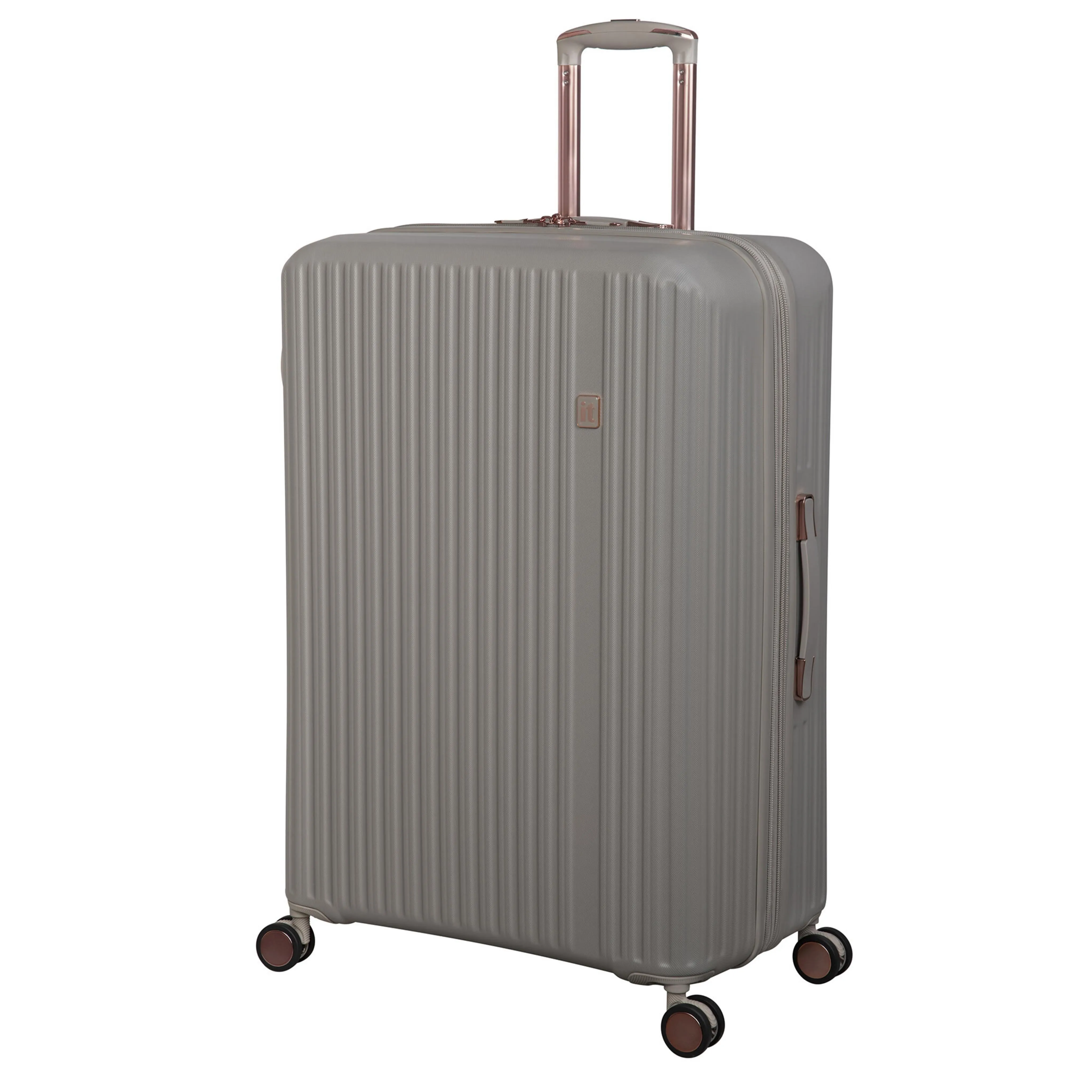 Luxuriant 31" Hardside Checked 8 Wheel Expandable Spinner (Pumice Stone)