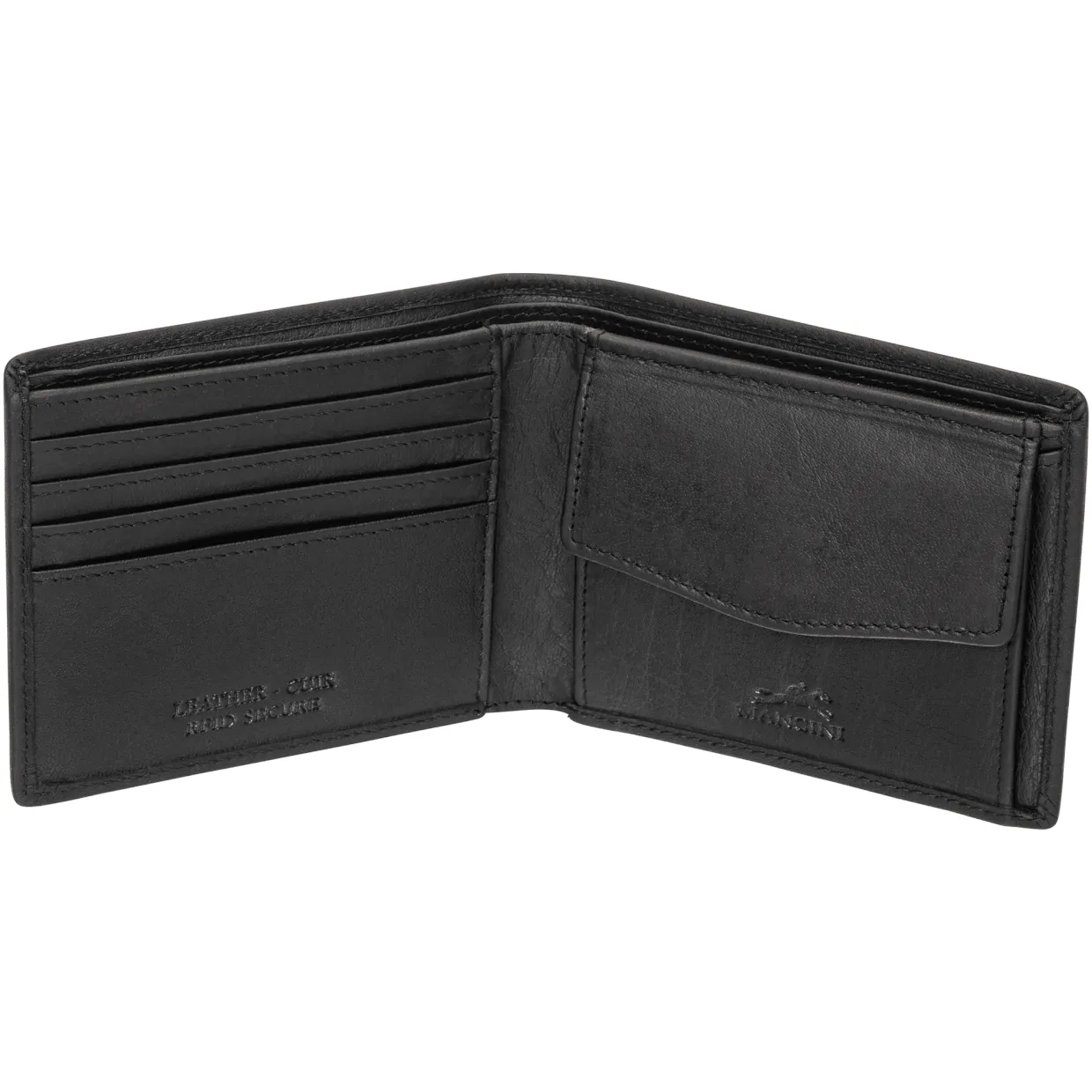 Mancini BUFFALO RFID Secure Wallet with Coin Pocket