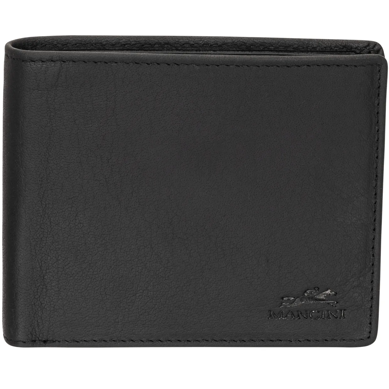 Mancini BUFFALO RFID Secure Wallet with Coin Pocket