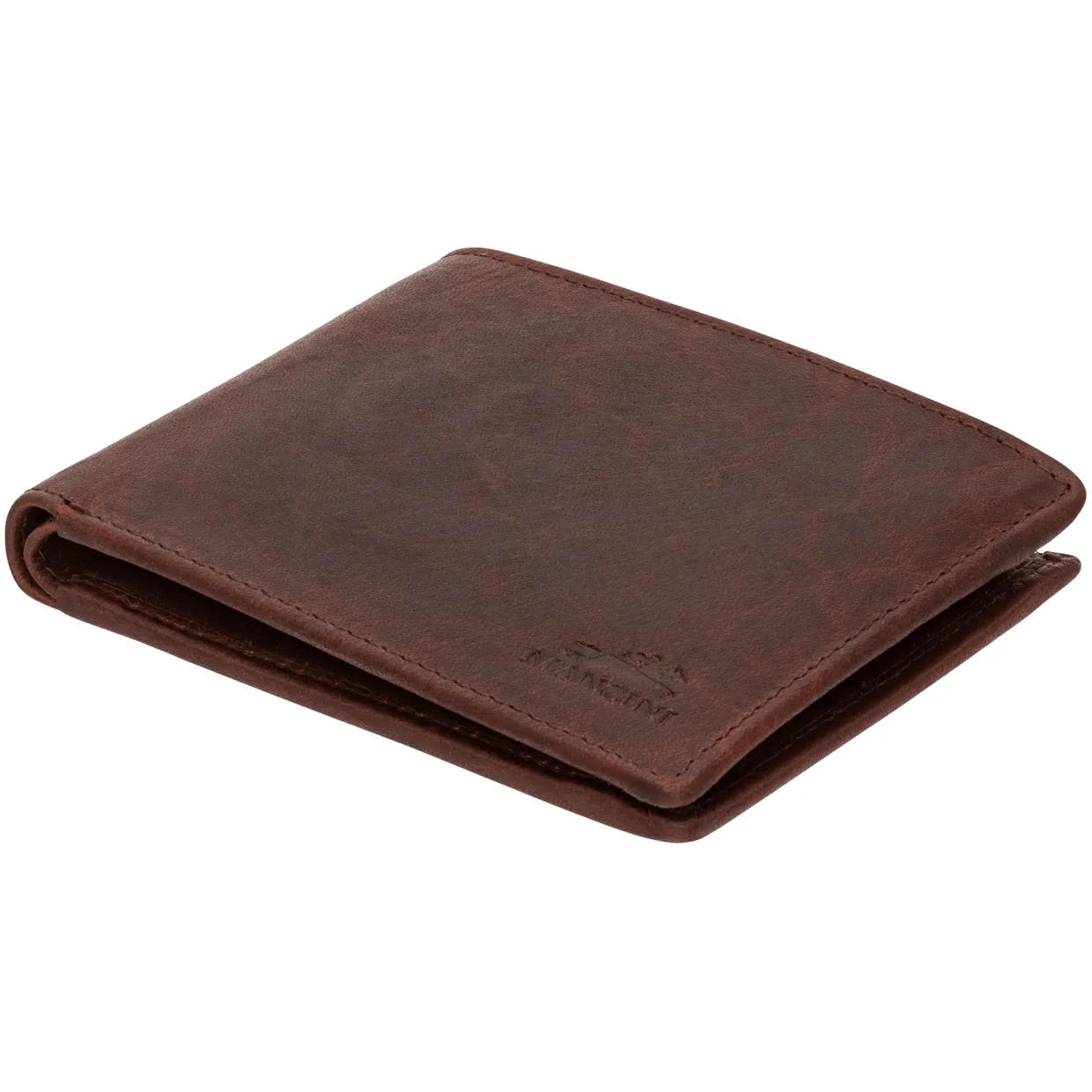 Mancini BUFFALO RFID Secure Wallet with Coin Pocket