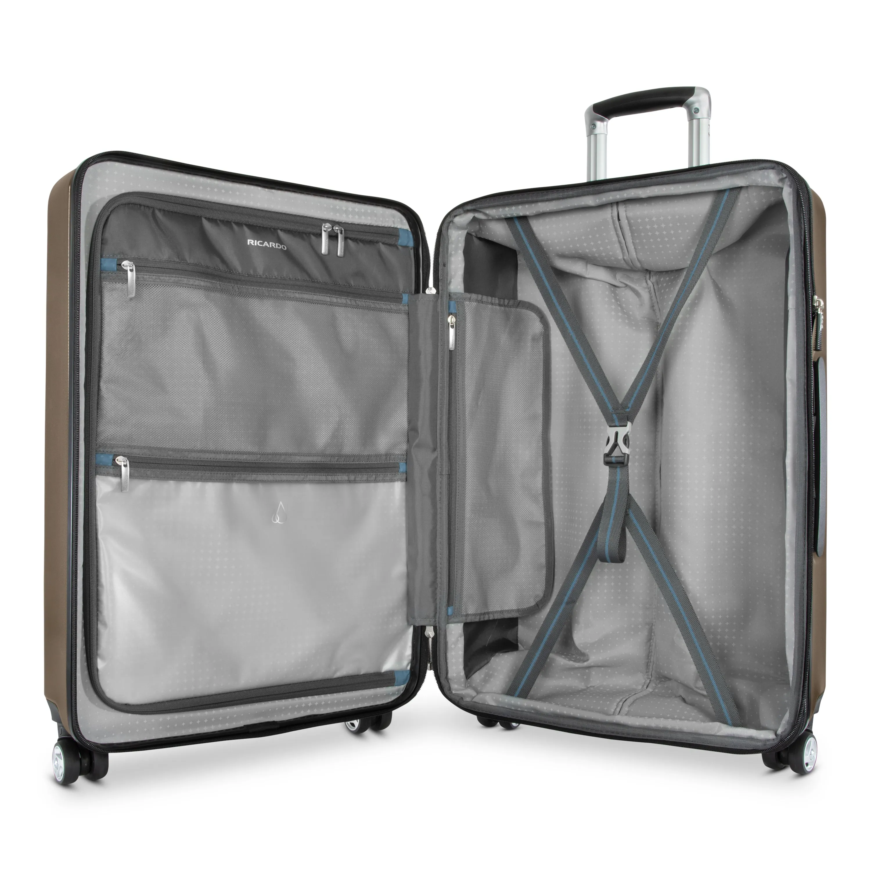 Melrose Hardside Medium Checked Spinner Luggage