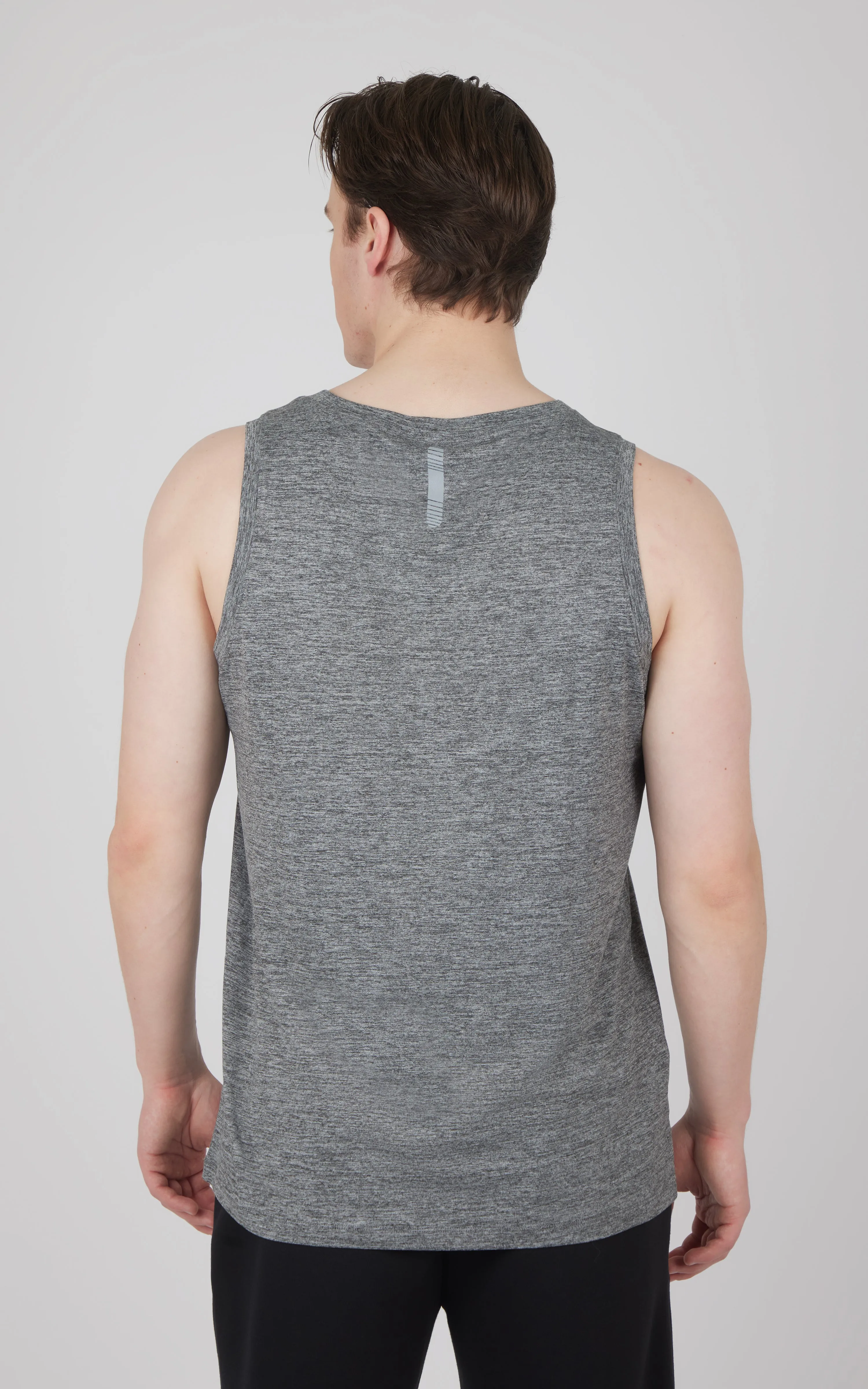 Mens Cationic Two Tone Heather Pace Muscle Tank