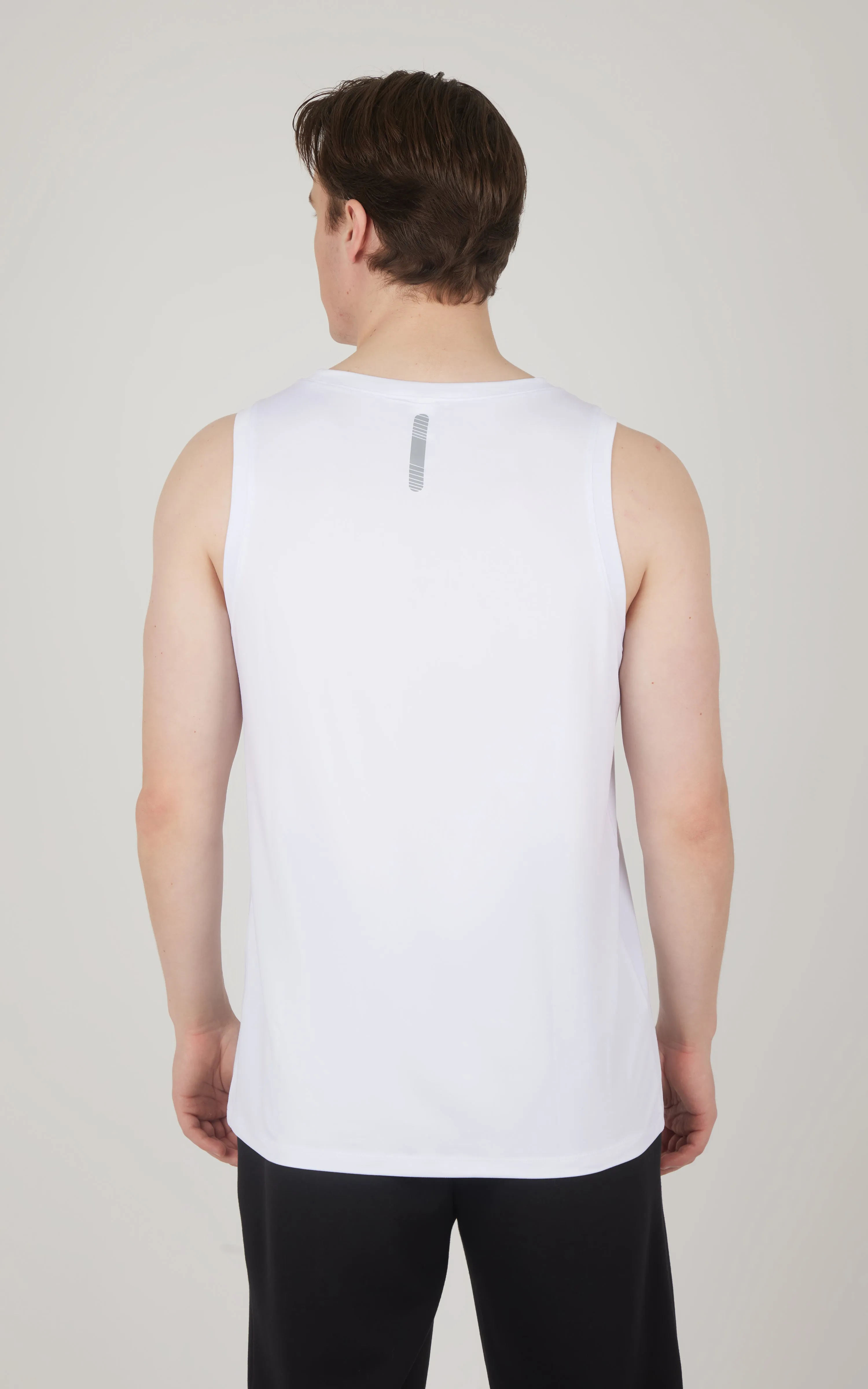 Mens Cationic Two Tone Heather Pace Muscle Tank