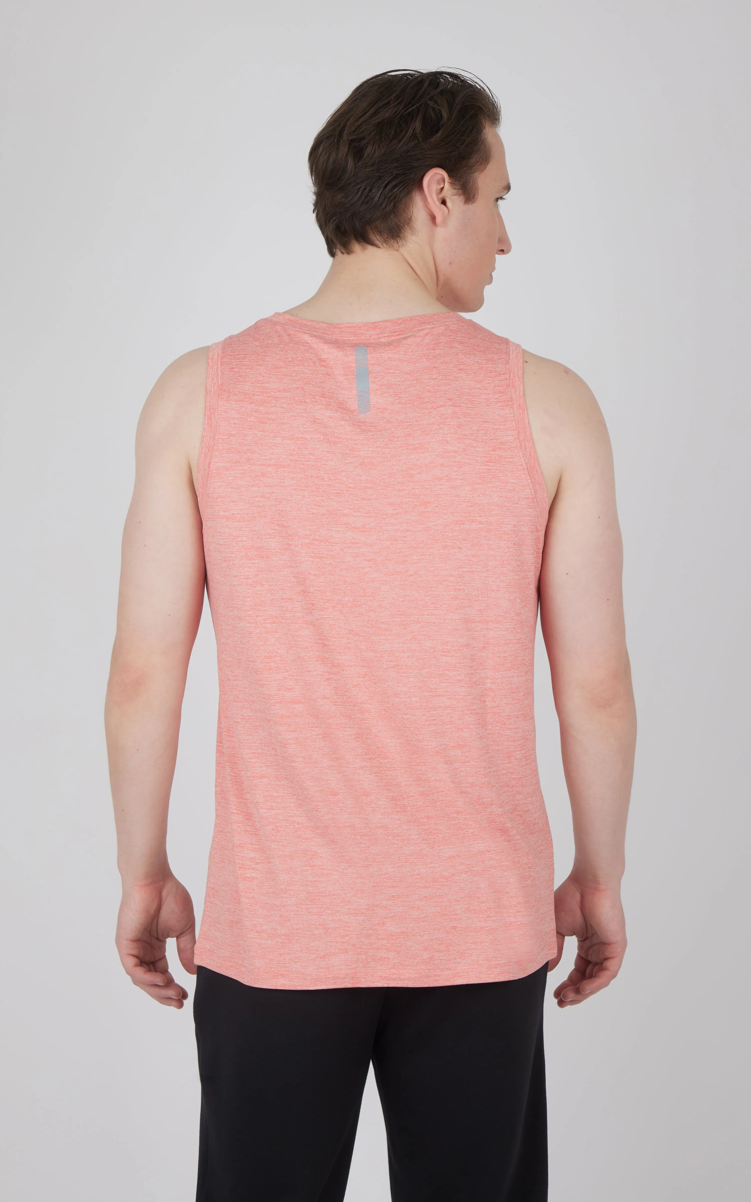 Mens Cationic Two Tone Heather Pace Muscle Tank