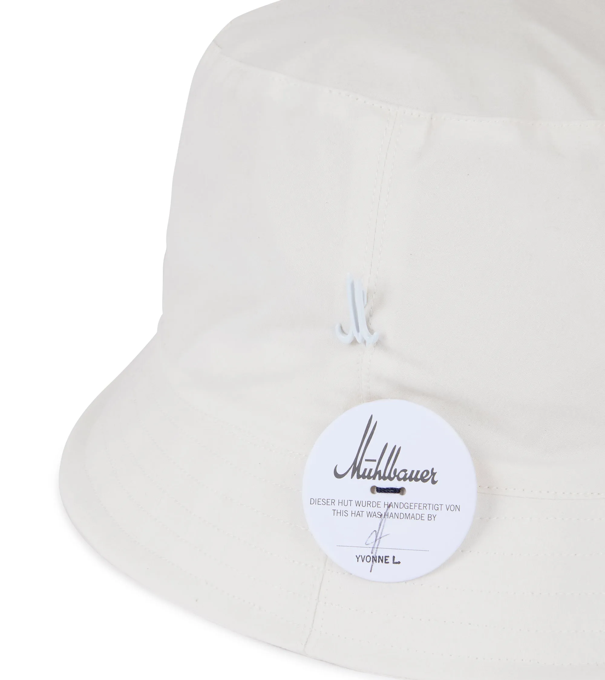 Mühlbauer Walter Light Cotton Bucket Hat: Natural