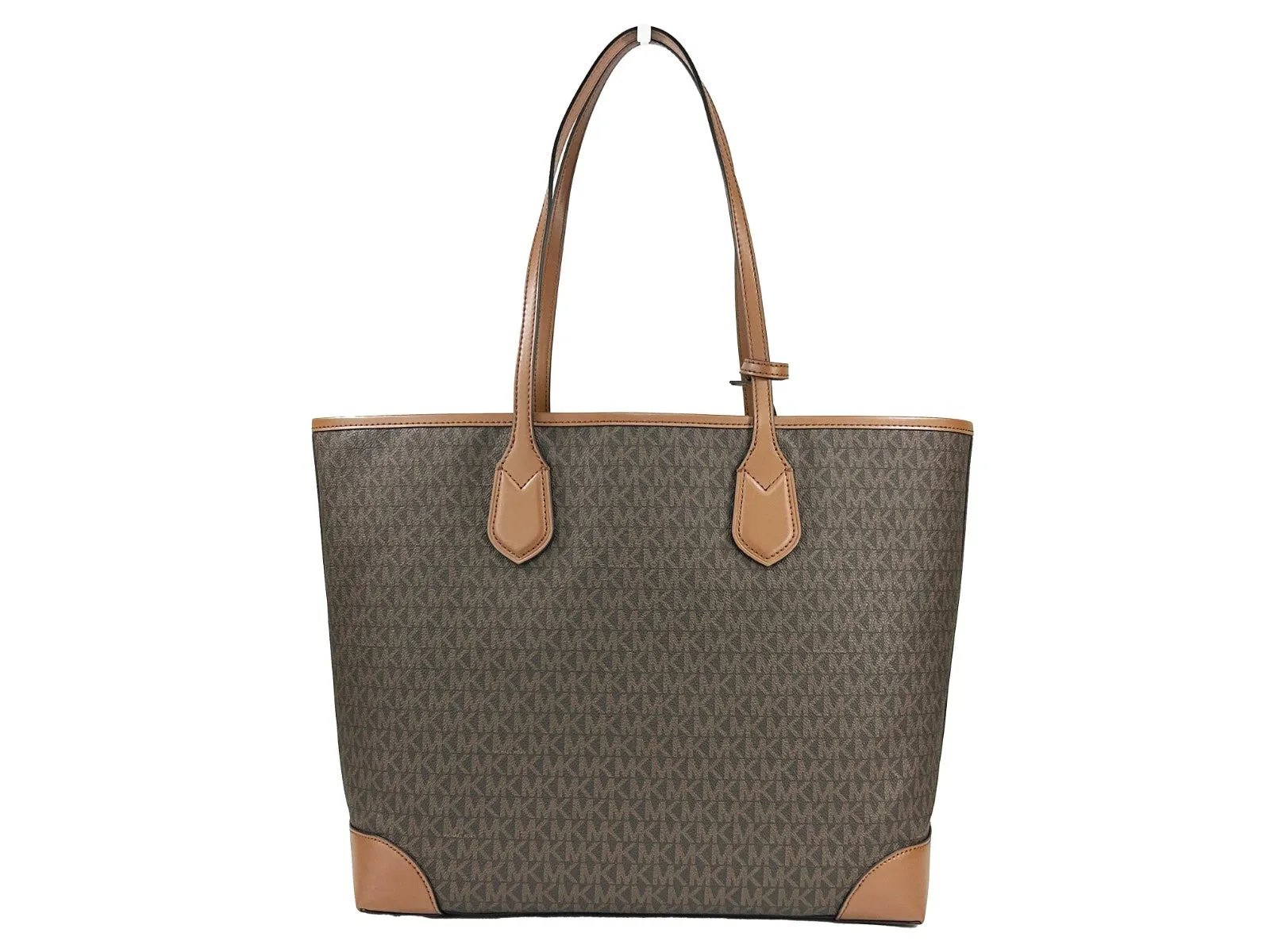 Michael Kors Eva Large Stripe Travel Tote Bag Plus Pouch Women's
