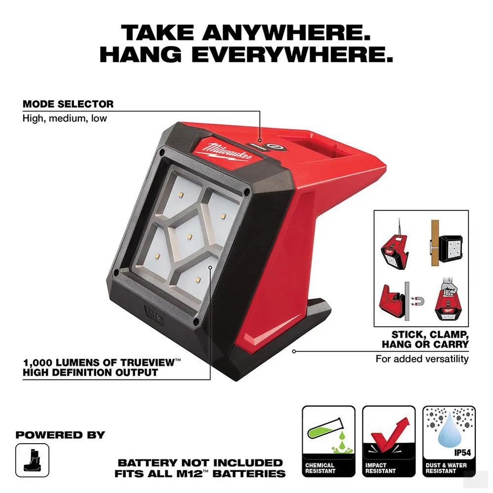 Milwaukee M12 Compact Flood Light [2364-20]