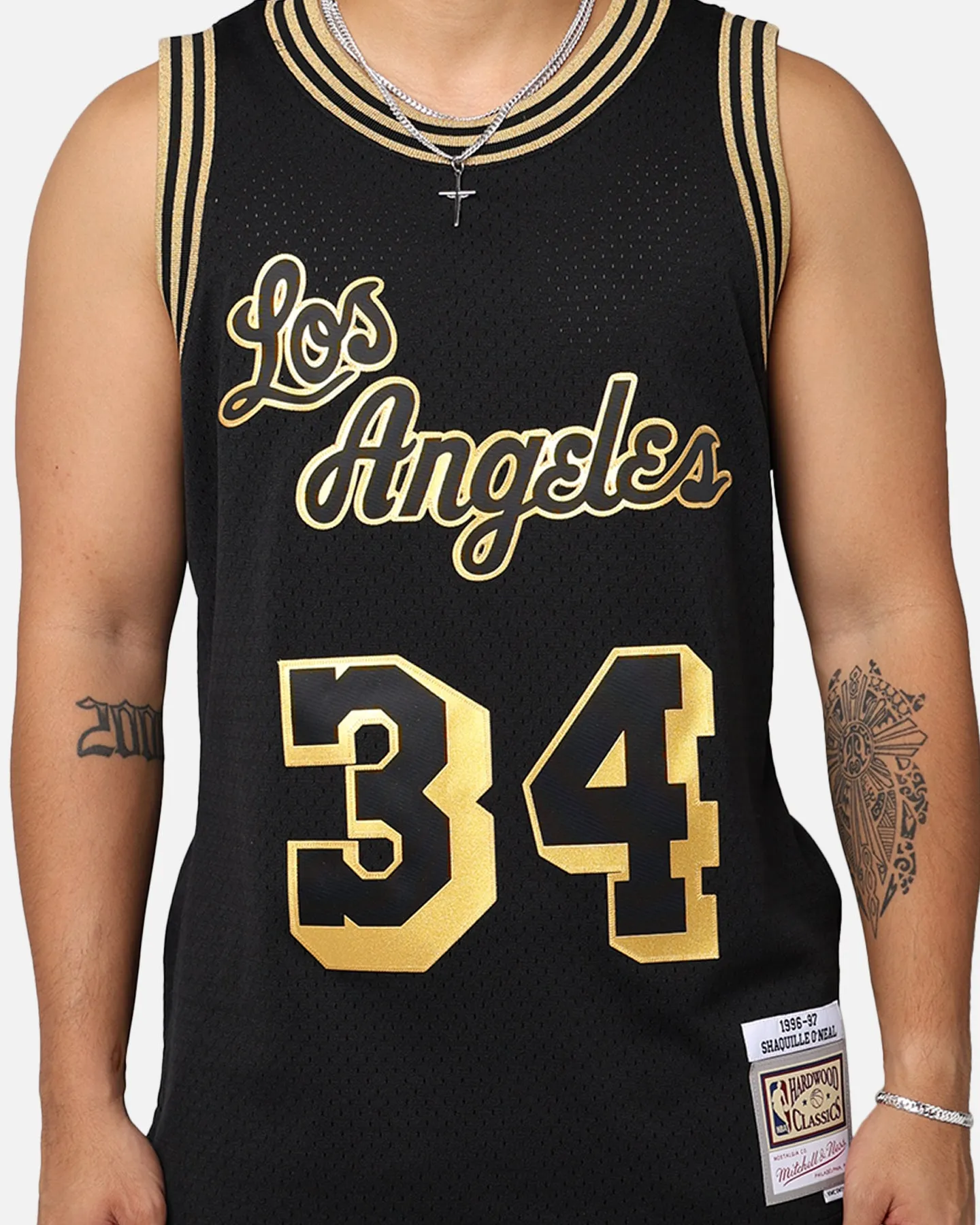 Mitchell & Ness Los Angeles Lakers Shaquille O'Neal '96-97 Swingman Jersey Black/Gold