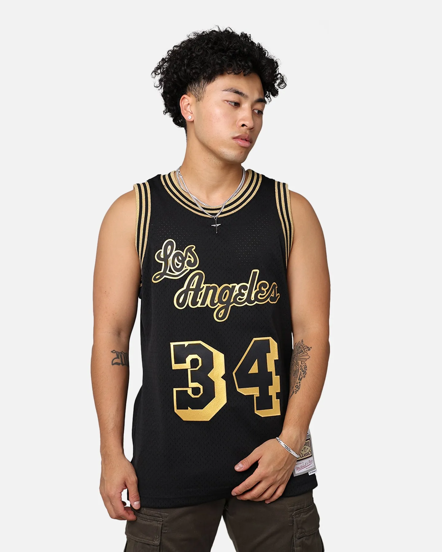 Mitchell & Ness Los Angeles Lakers Shaquille O'Neal '96-97 Swingman Jersey Black/Gold
