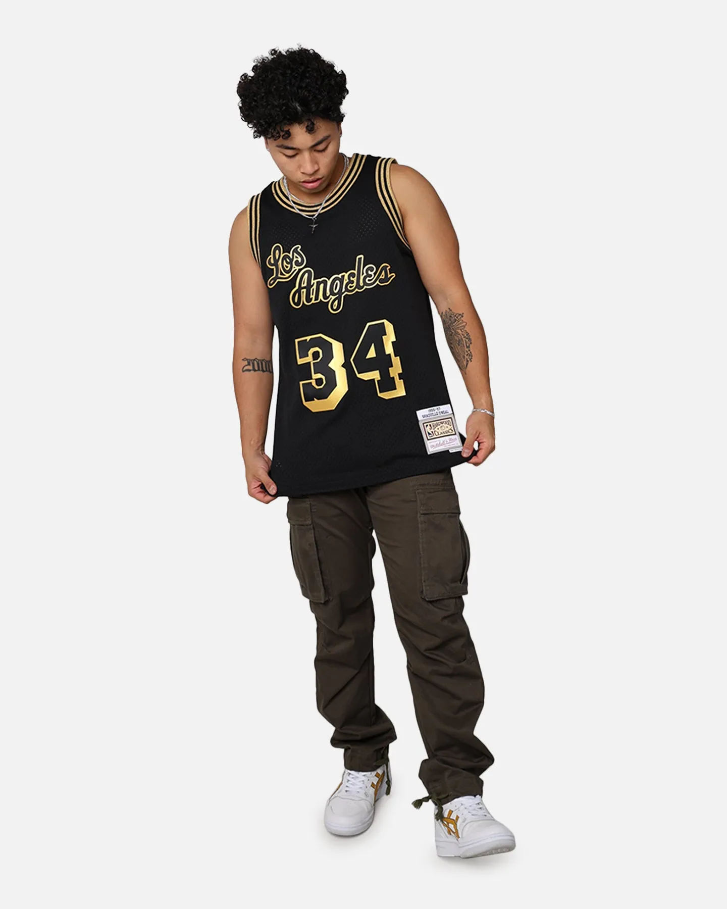 Mitchell & Ness Los Angeles Lakers Shaquille O'Neal '96-97 Swingman Jersey Black/Gold