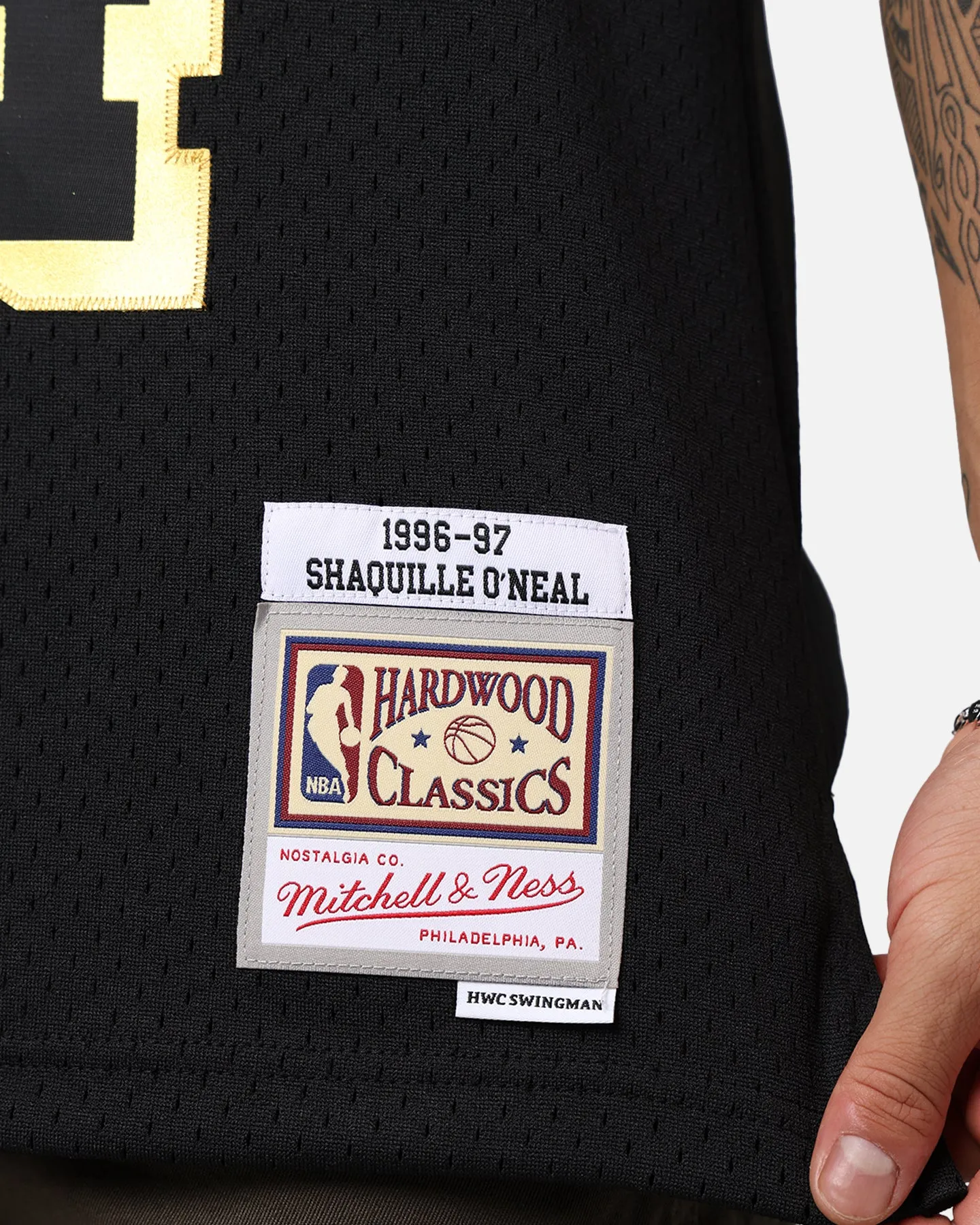 Mitchell & Ness Los Angeles Lakers Shaquille O'Neal '96-97 Swingman Jersey Black/Gold