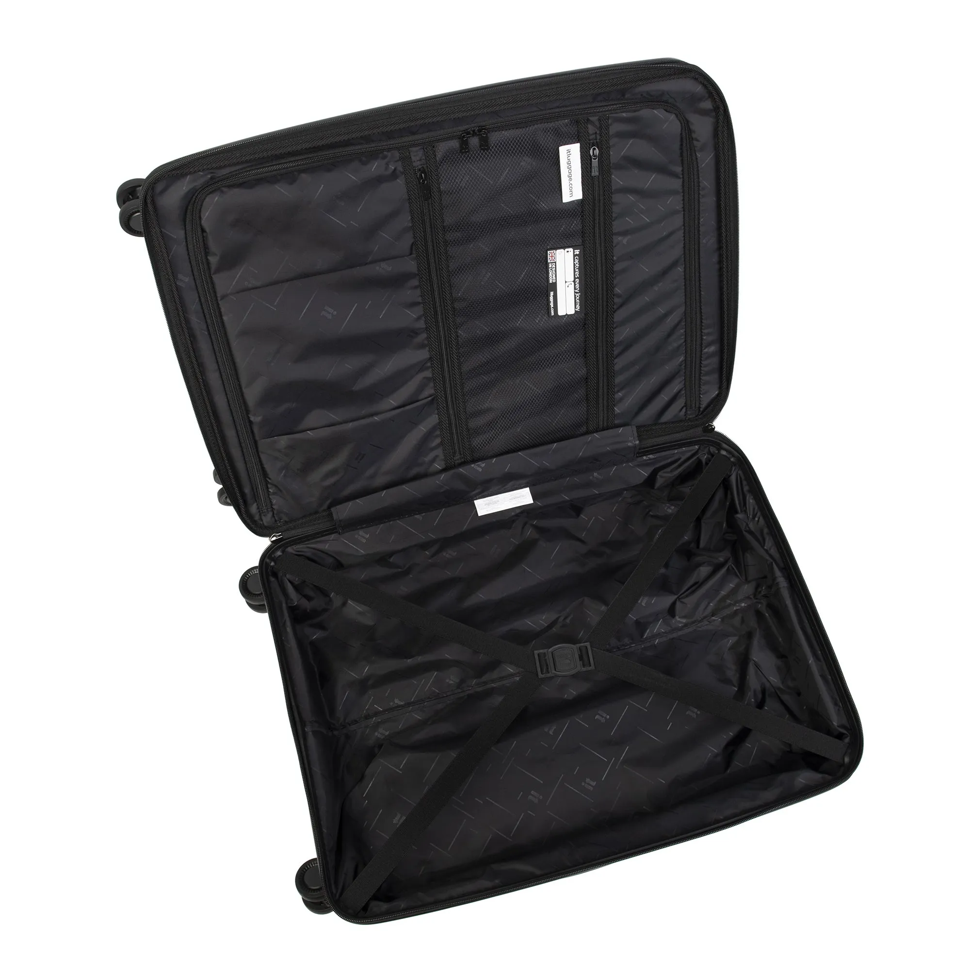 Momentous 25" Hardside Checked 8 Wheel Expandable Spinner (Pumice Stone)