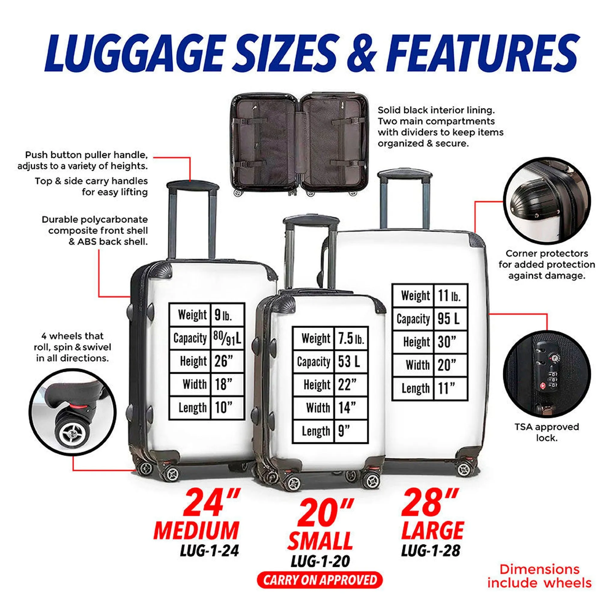MyFly Bag Personalized 28" Luggage