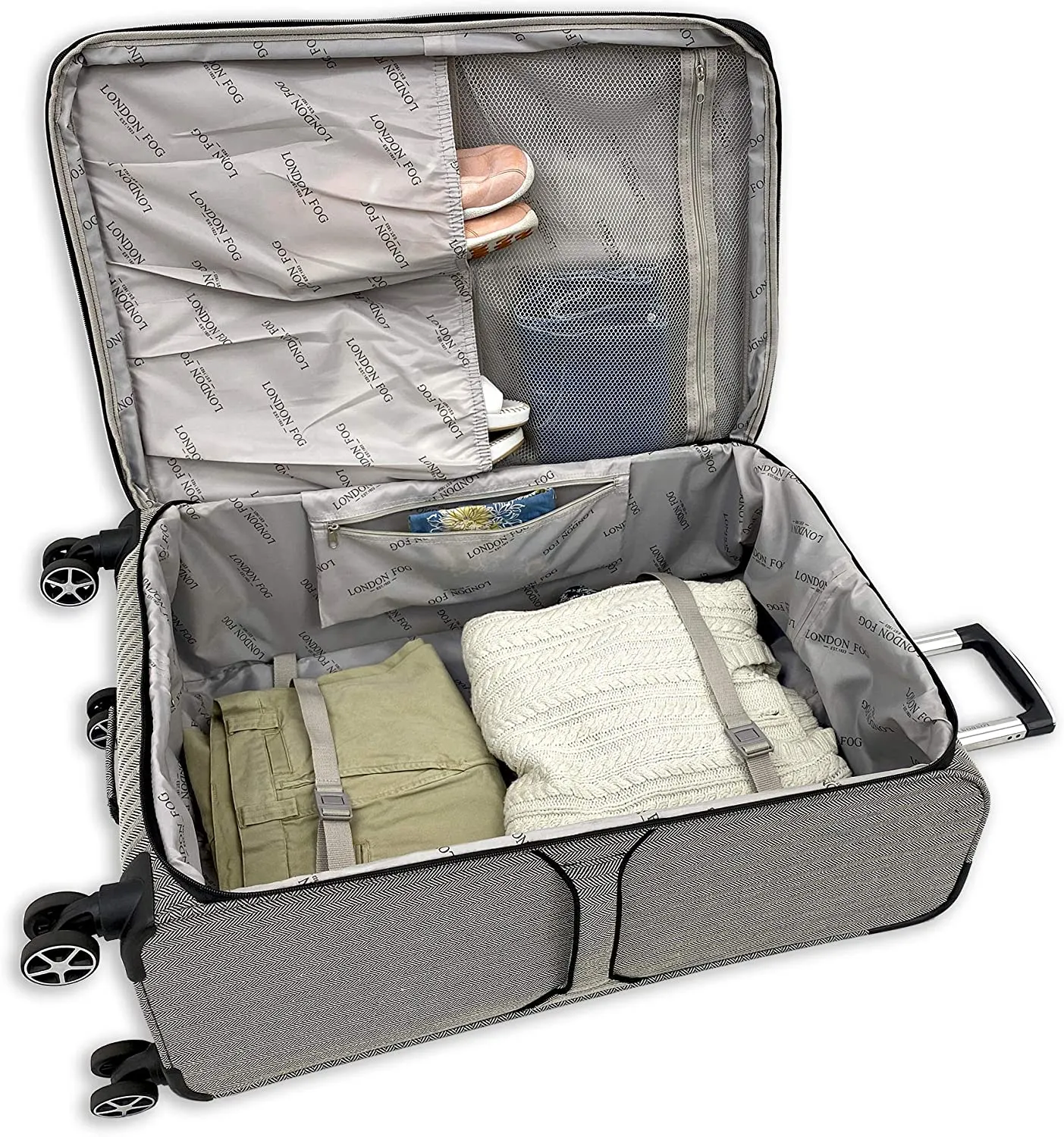 Newcastle Softside 28" Large Checked Expandable Luggage