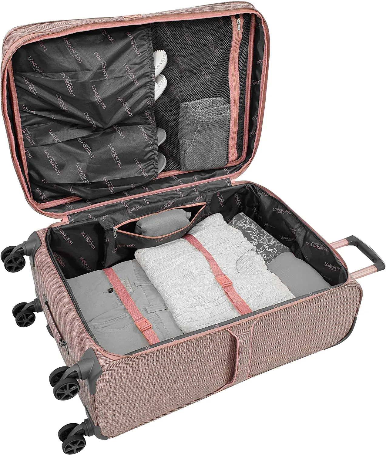 Newcastle Softside 28" Large Checked Expandable Luggage