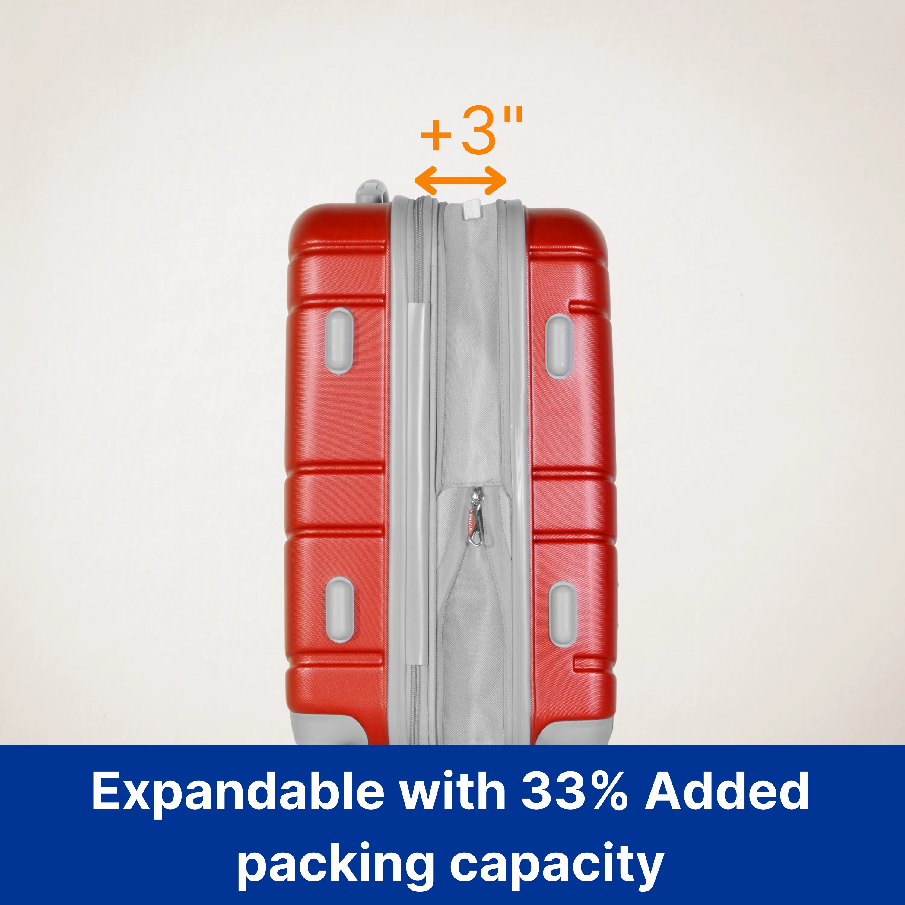 Olympia Denmark 21-Inch Lightweight Expandable Carry-On