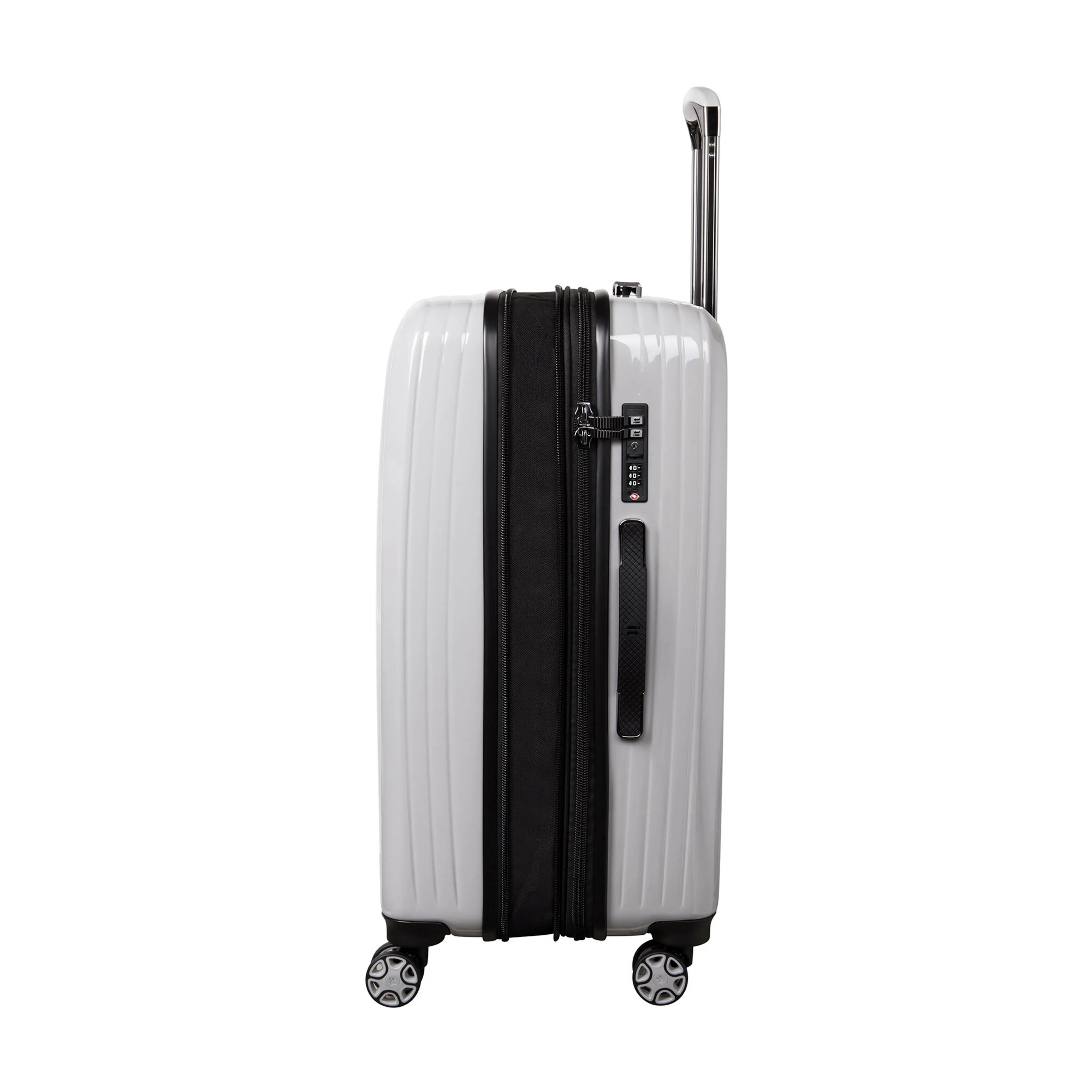 Optical 22" Hardside Carry-On 8 Wheel Expandable Spinner (Light Ash)