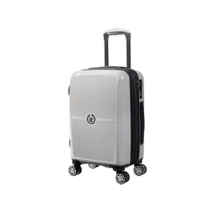 Optical 22" Hardside Carry-On 8 Wheel Expandable Spinner (Light Ash)
