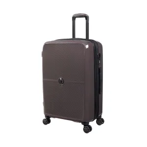 Optical 28" Hardside Checked 8 Wheel Expandable Spinner (Brown)