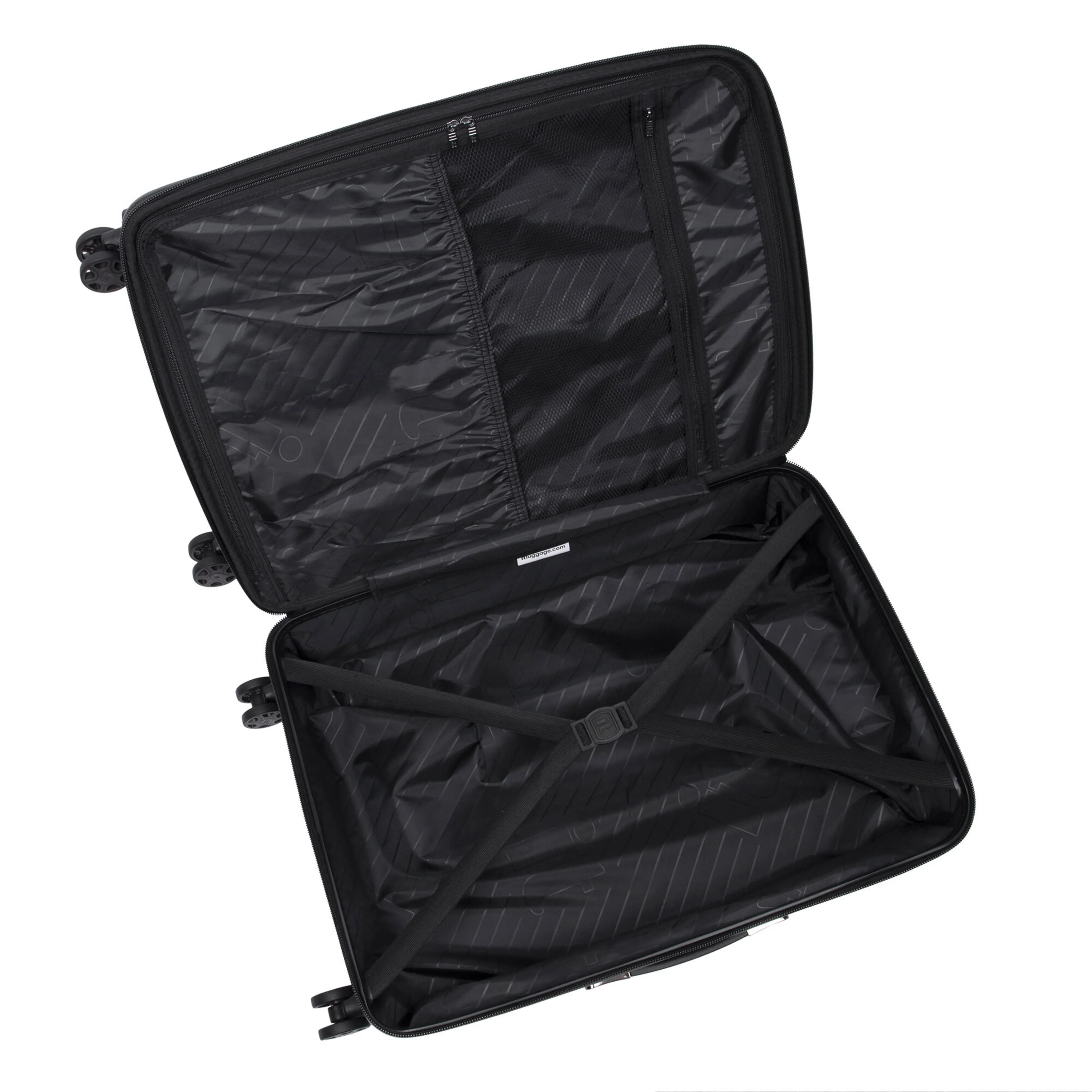 Optical 28" Hardside Checked 8 Wheel Expandable Spinner (Brown)